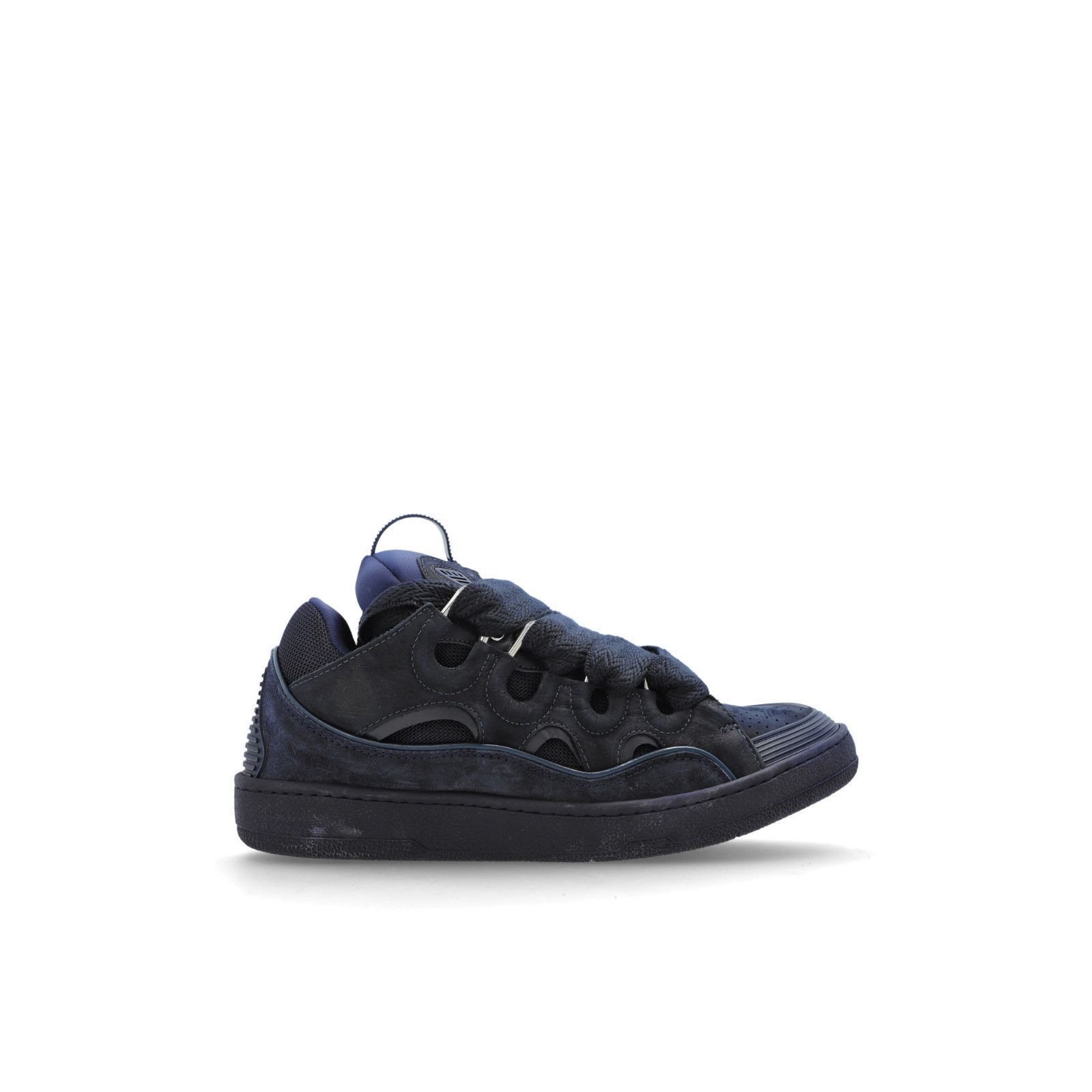 Lanvin Lanvin Curb Oversized Black Leather Sneakers New & Authenti Size US 8 / EU 41 - 1 Thumbnail