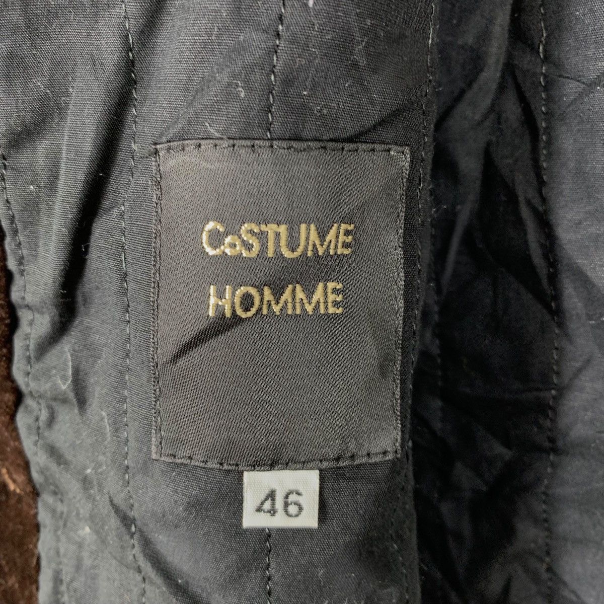 Vintage Vintage COSTUME HOMME Japanese Brand Coduroy Blazer Jacket Size S / US 4 / IT 40 - 7 Thumbnail