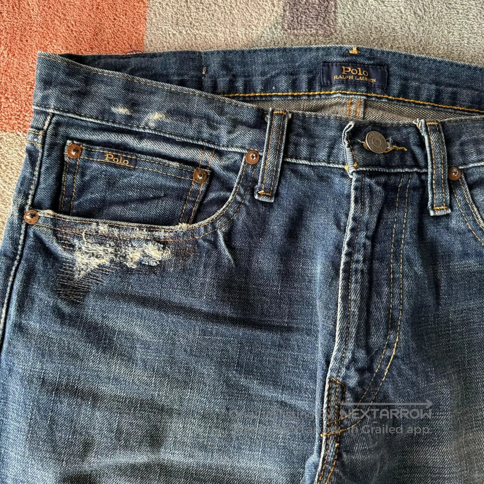 Polo Ralph Lauren Ralph Lauren Polo Distressed Jeans. Size US 32 / EU 48 - 2 Thumbnail