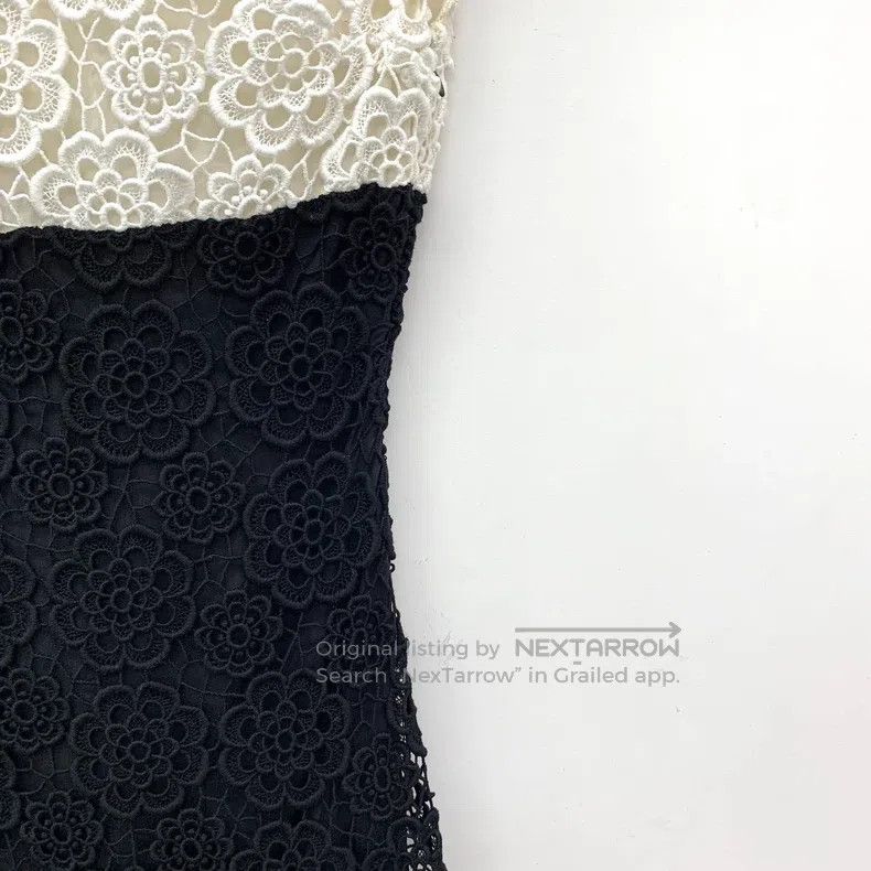 Dior Dior Colour-blocked floral lace hollow embroidery cotton r Size XS / US 0-2 / IT 36-38 - 4 Thumbnail