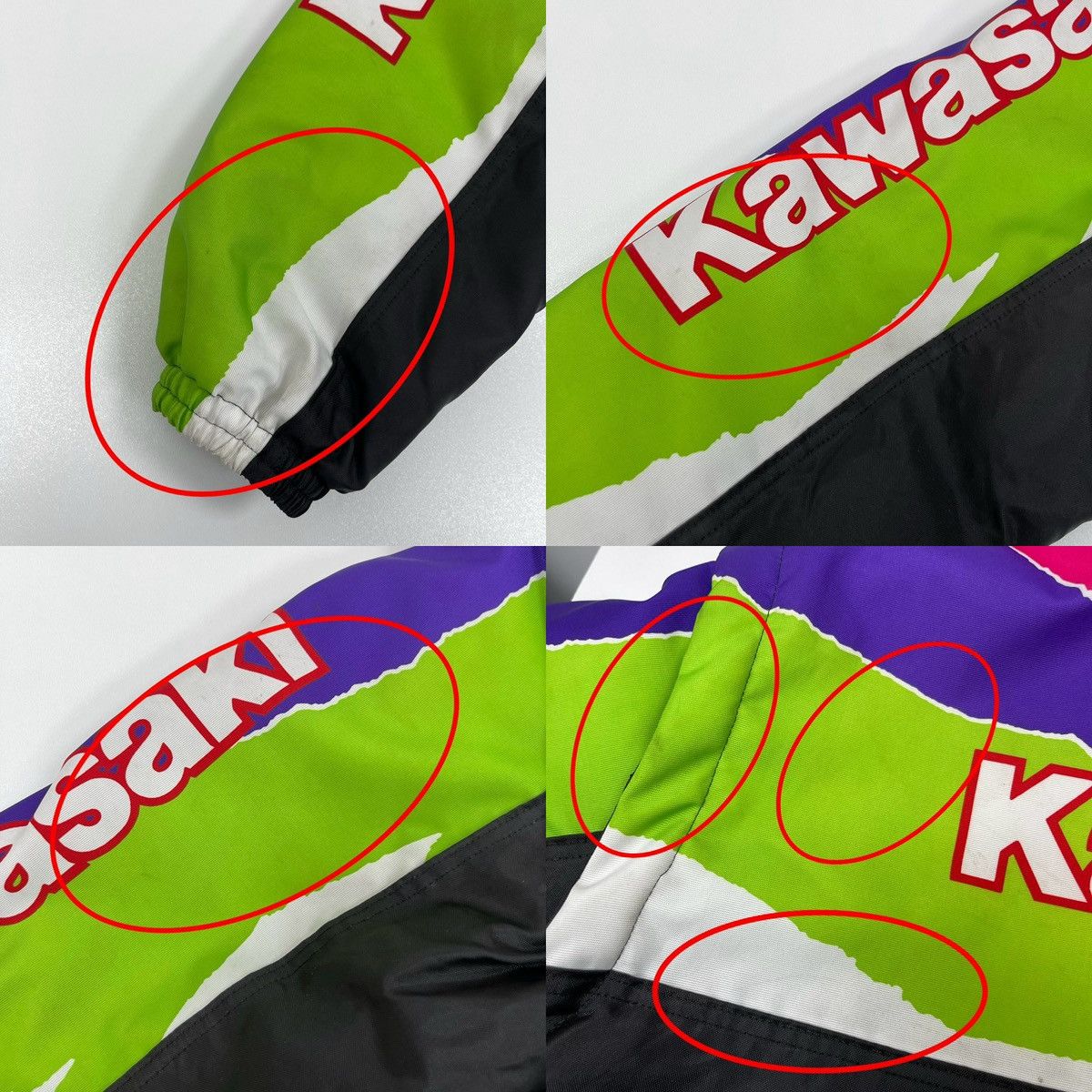 Vintage Kawasaki Racing Team 90’s Vintage Transformer Jacket Rare Size US XL / EU 56 / 4 - 15 Thumbnail