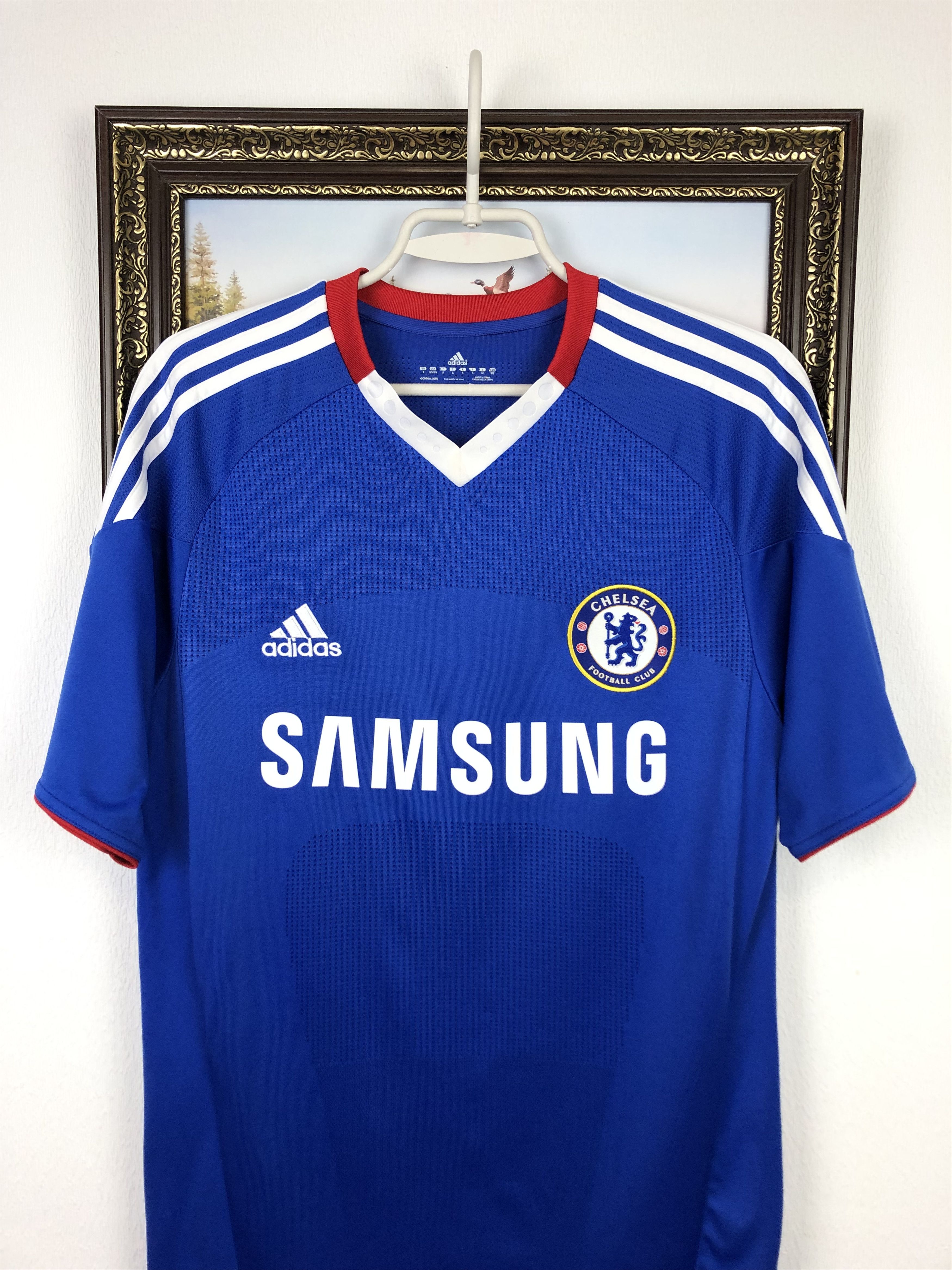 Adidas Chelsea Home football shirt 2010 Soccer Adidas Jersey Blue Size US S / EU 44-46 / 1 - 2 Thumbnail