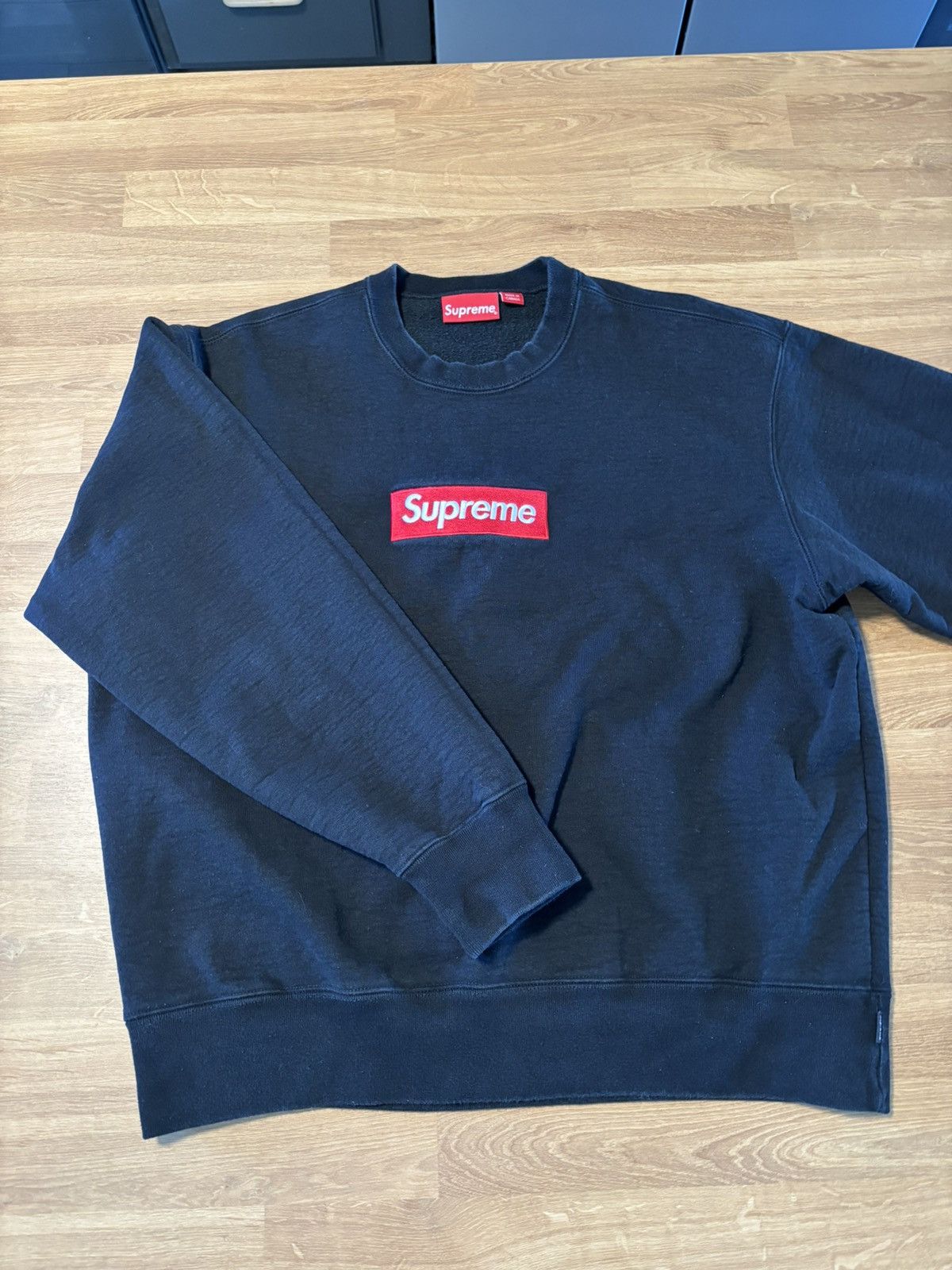 Supreme Supreme box logo crew neck Size US M / EU 48-50 / 2 - 1 Thumbnail