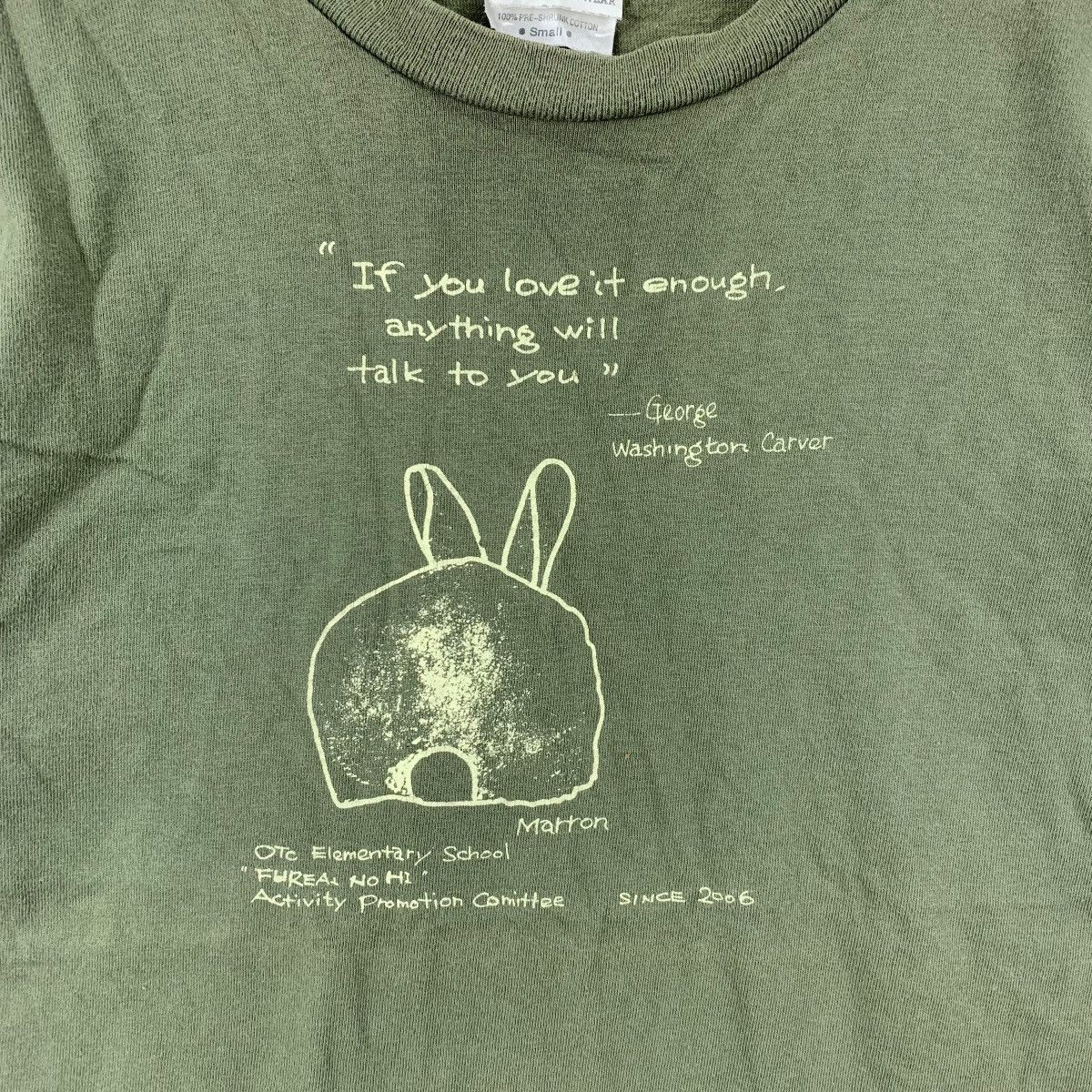 Vintage Vintage GEORGE WASHINGTON CARVER Scientist Quote Tee Shirt Size S / US 4 / IT 40 - 3 Thumbnail