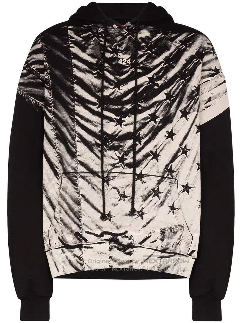424 424 Stars and Stripes Hooded Sweatshirt Size US M / EU 48-50 / 2 - 1 Thumbnail