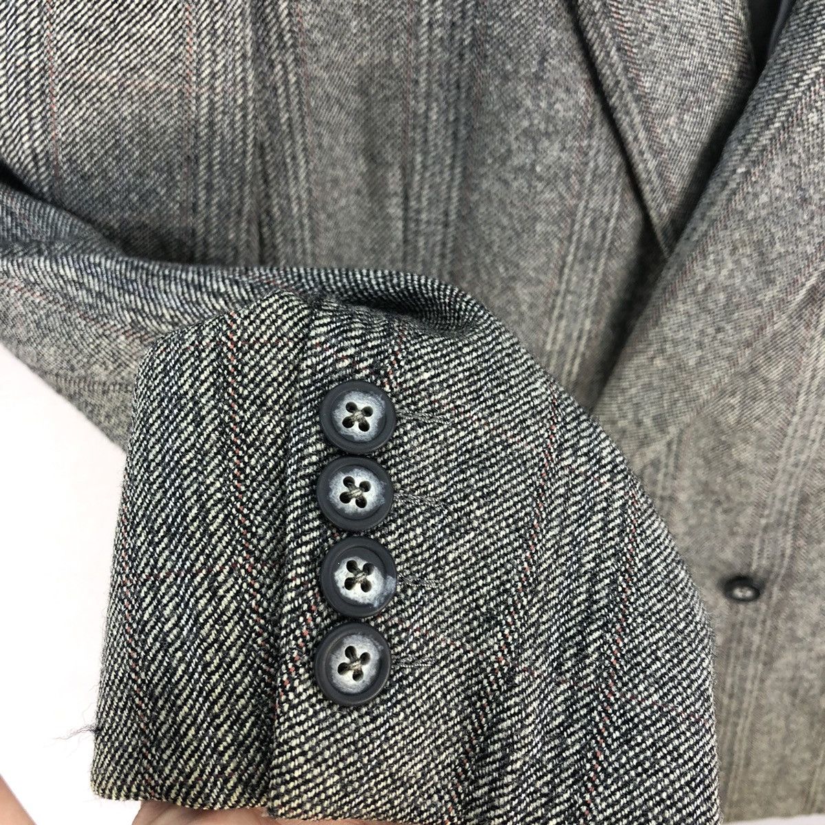 Burberry Vintage 90’s Burberrys Double Breasted Wool Blazer Size US M / EU 48-50 / 2 - 7 Thumbnail