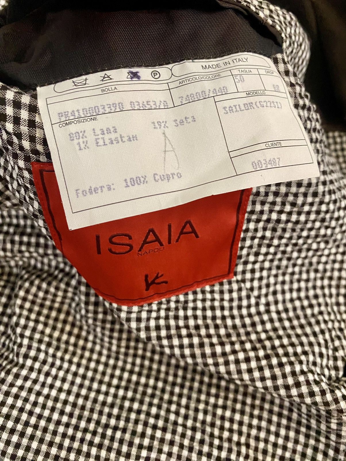 Isaia Isaia 🇮🇹 silk-wool 2 Btn 007 Capri leisure jacket 40 R NWT Size 40R - 10 Thumbnail