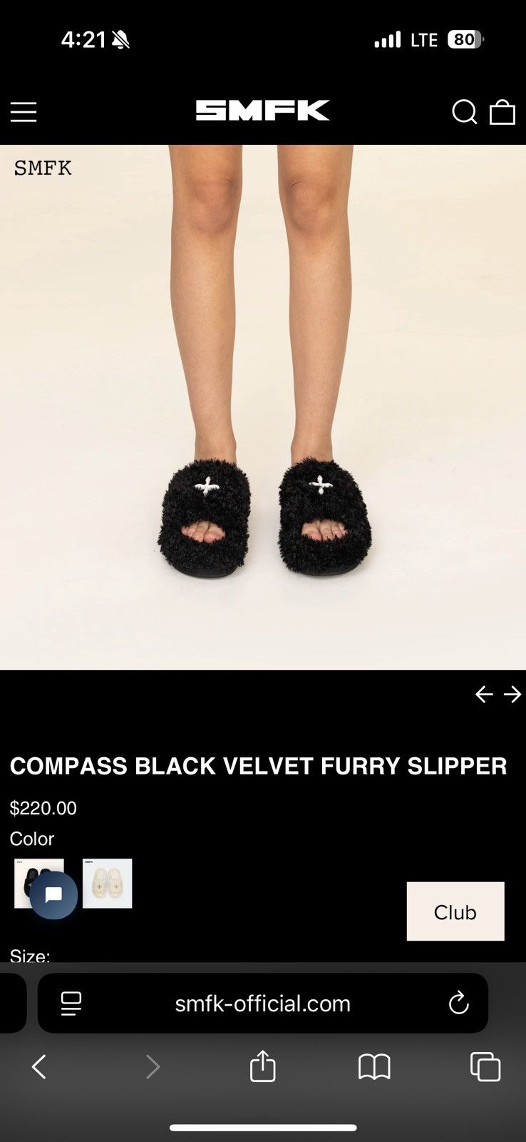 SMFK MSFK slides Size US 8.5 / EU 41-42 - 1 Thumbnail