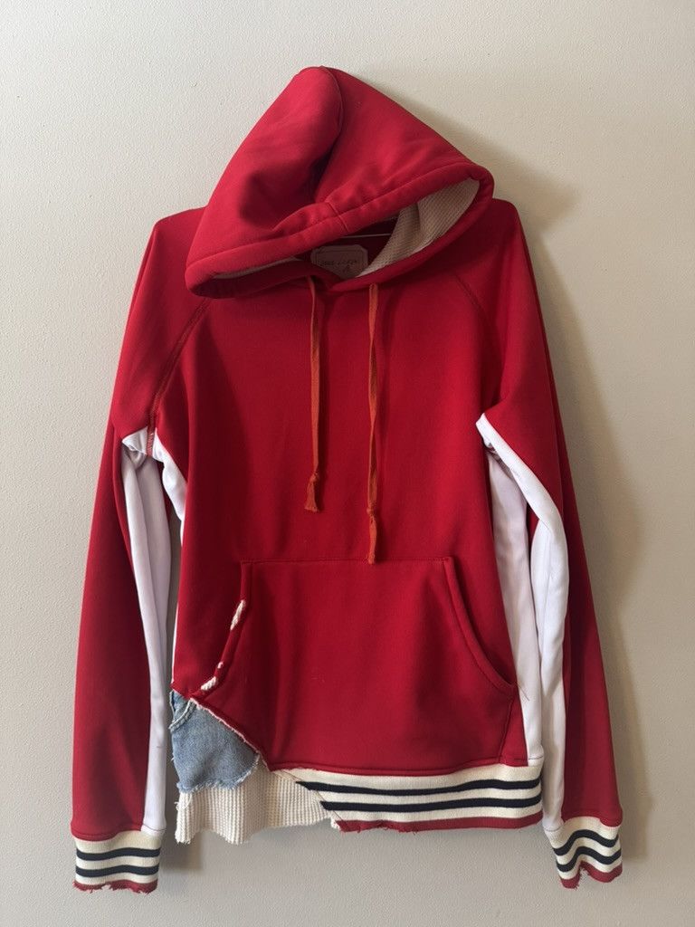 Greg Lauren Red Borg Hoodie Size US S / EU 44-46 / 1 - 1 Thumbnail
