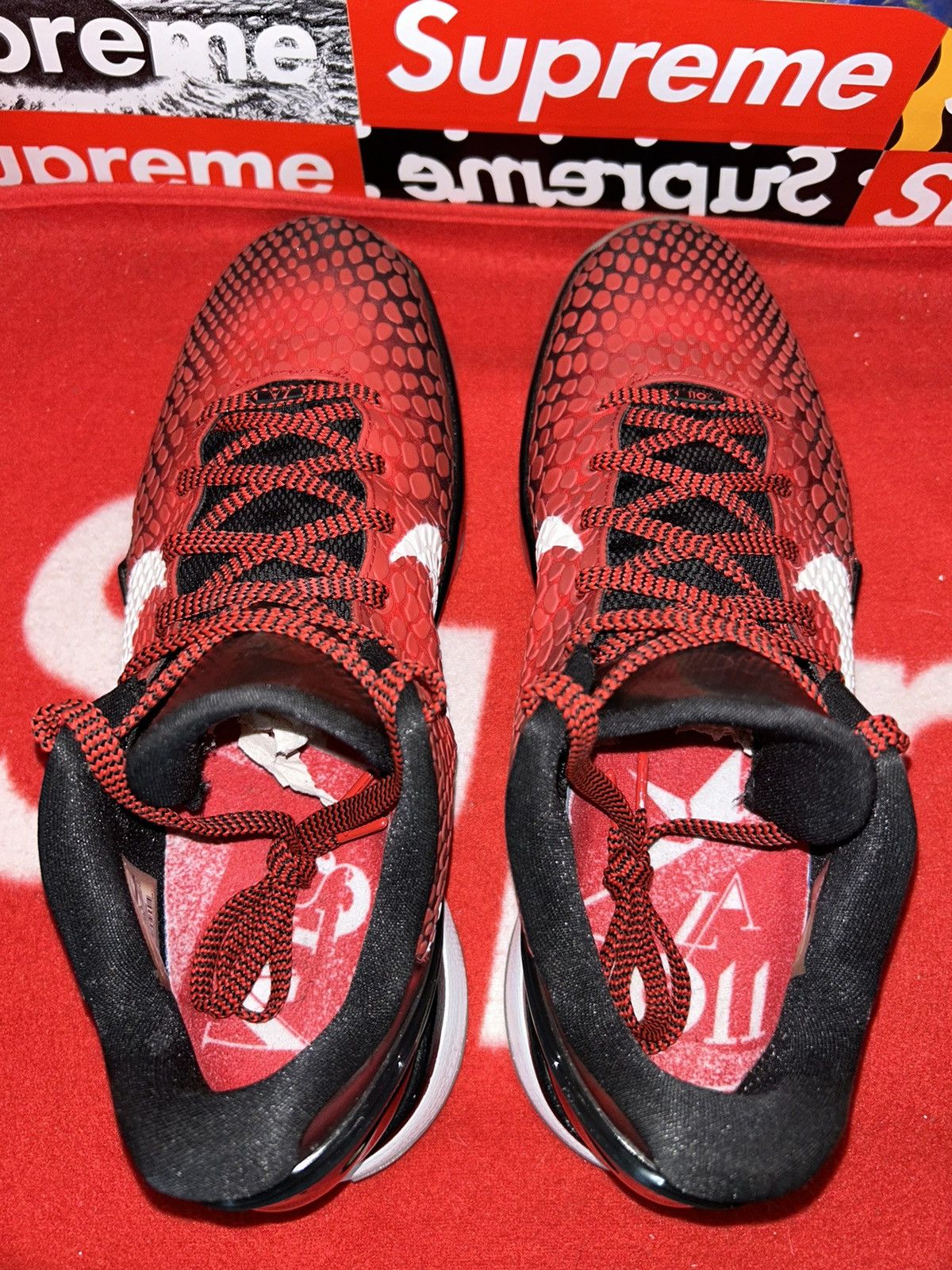 Nike Nike Kobe 6 ASG West Challenge Red 448693-600 size 11.5 2011 Size US 11.5 / EU 44-45 - 4 Thumbnail