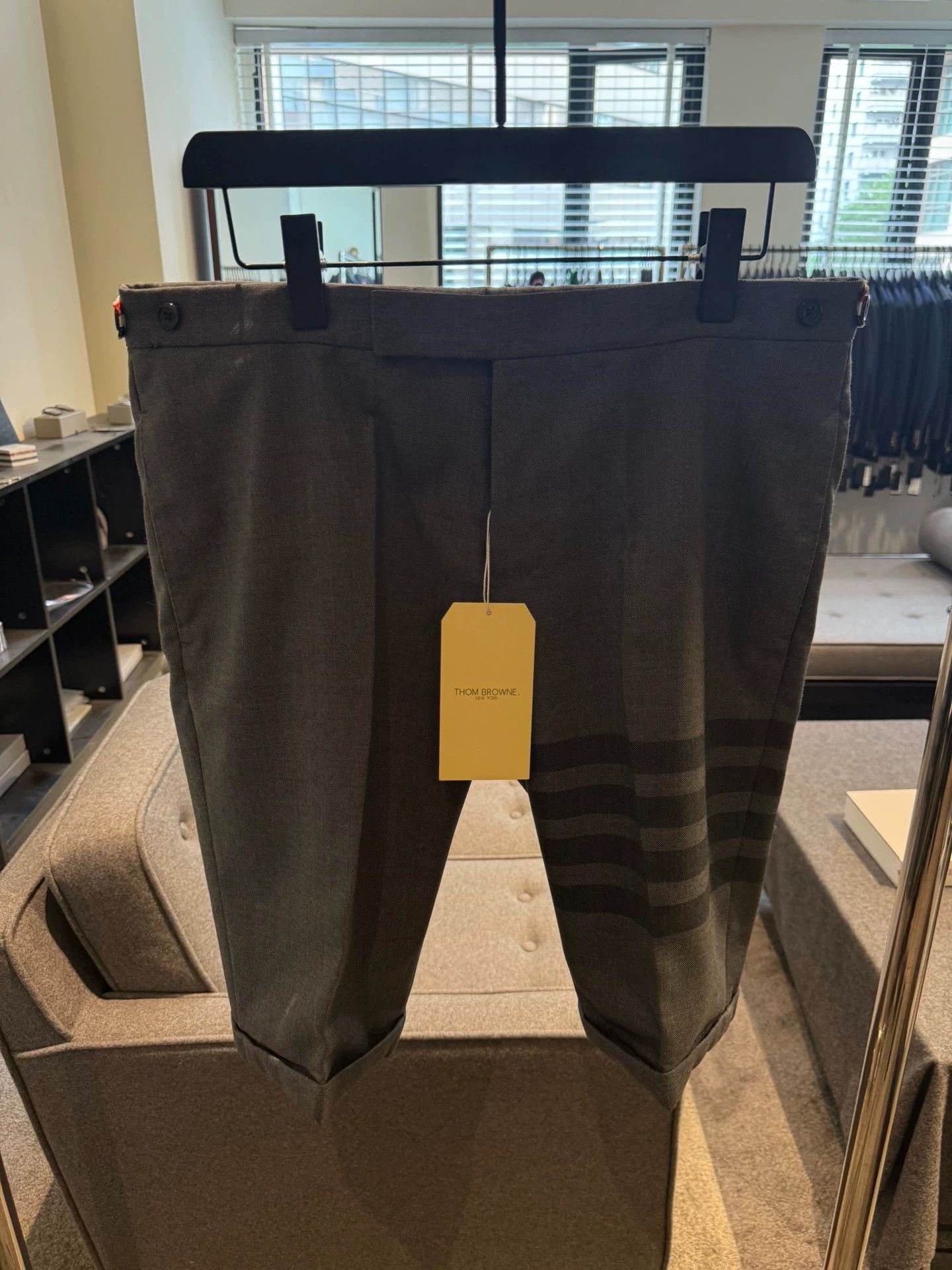 Thom Browne Thom Browne 4-Bar Wool Dark Gray Suit Shorts Size 2 Size US 32 / EU 48 - 1 Thumbnail