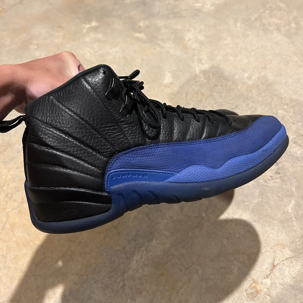 Jordan Brand × Nike Air Jordan 12 Retro Black Game Royal 2019 US 12 Size US 12 / EU 45 - 5 Thumbnail