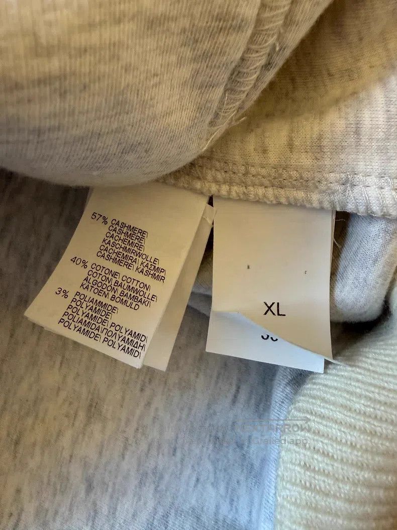 Brunello Cucinelli Brunello Cucinelli Autumn/Winter Cashmere and Cotton Hoode Size US XL / EU 56 / 4 - 4 Thumbnail