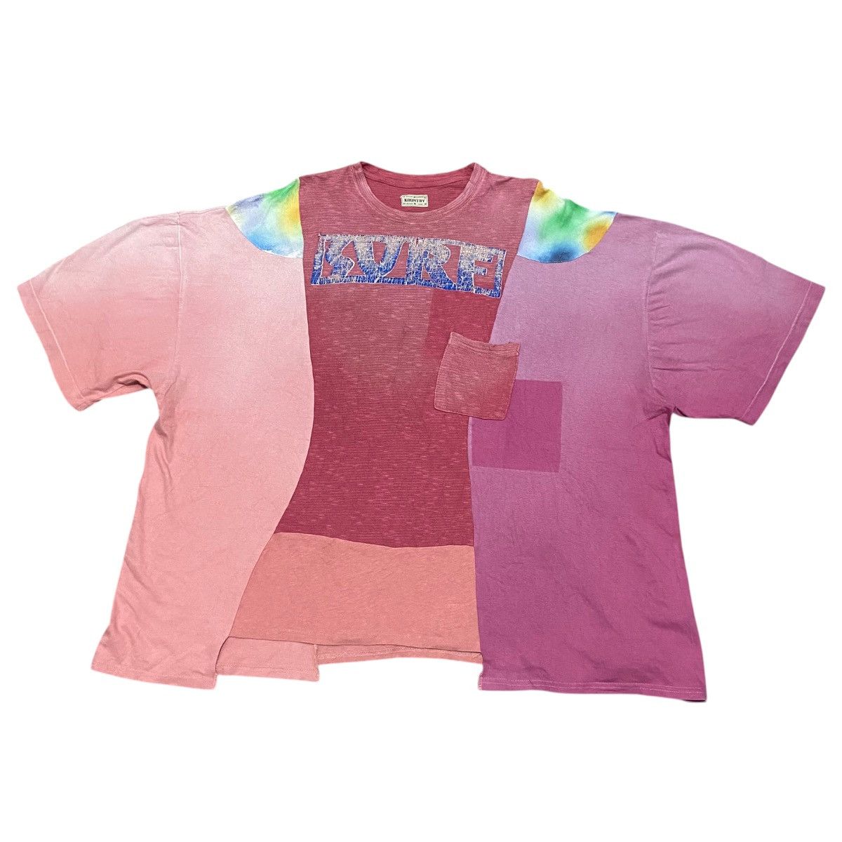 Kapital Kountry Kapital Kountry SURF Boro Patchwork Multicolor Pocket Tshirt Size US XL / EU 56 / 4 - 1 Thumbnail