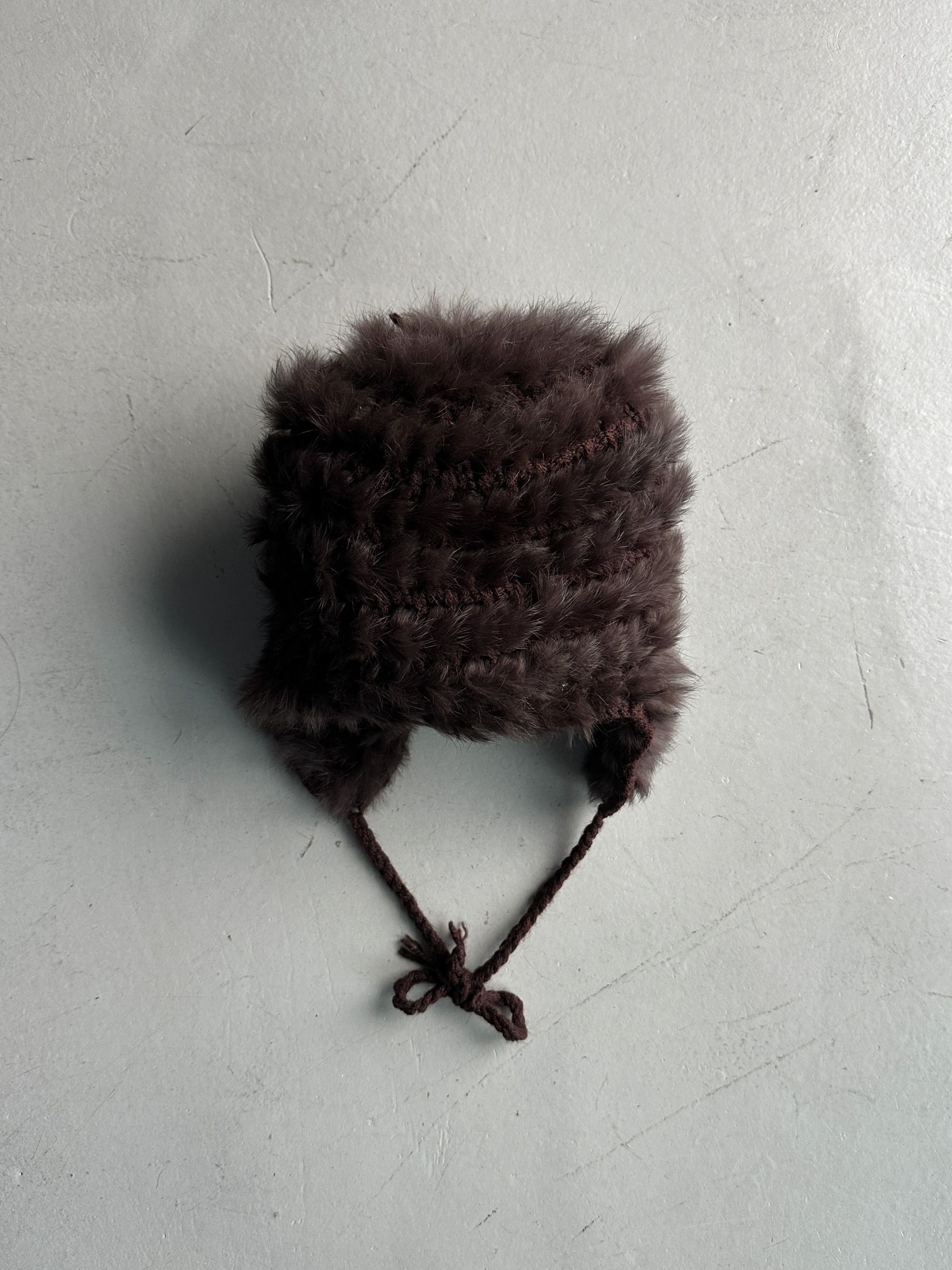 Other 1970s RABBIT FUR HAT Size ONE SIZE - 7 Thumbnail