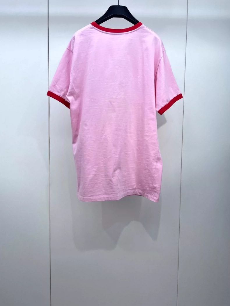 Gucci Gucci Co-branded pink printed loose short-sleeved T-shirt 2 Size M / US 6-8 / IT 42-44 - 2 Thumbnail