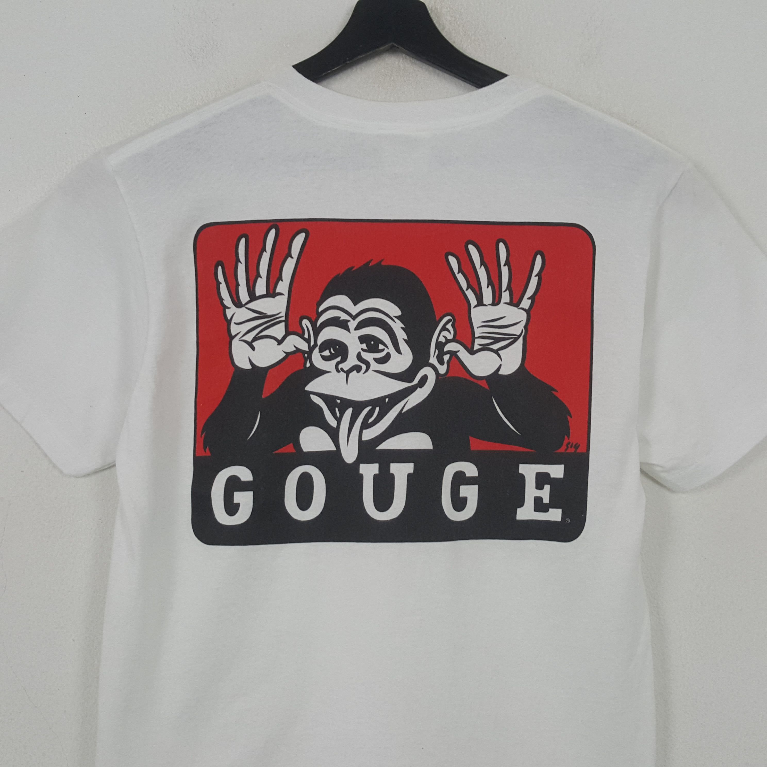 Vintage Gouge Clothing Streetwear Skateboard Style Tshirt RR3 Size US S / EU 44-46 / 1 - 2 Thumbnail
