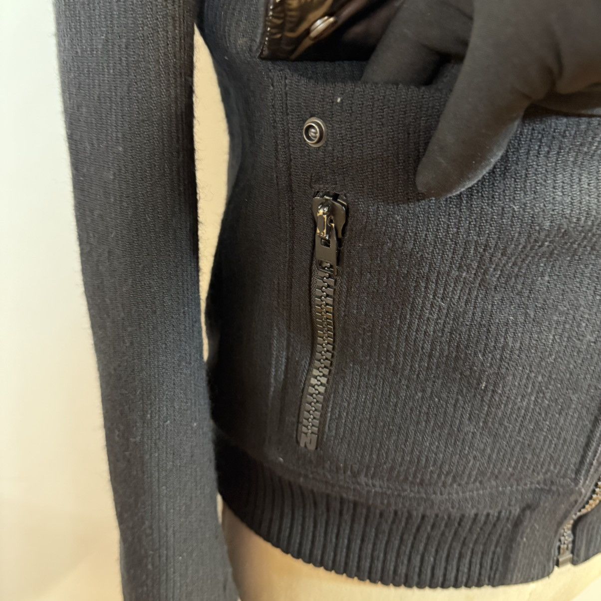 Dior Dior Homme Hybrid Wool/Quilted Nylon zip Jacket - Size 54 Size US L / EU 52-54 / 3 - 7 Thumbnail