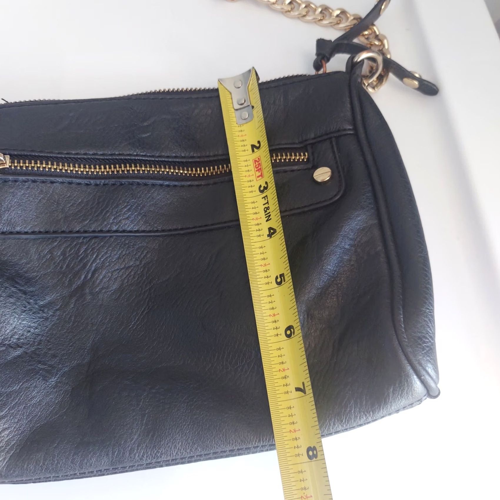 Vintage BP Gold Chain Black Crossbody Purse Bag Size ONE SIZE - 6 Thumbnail