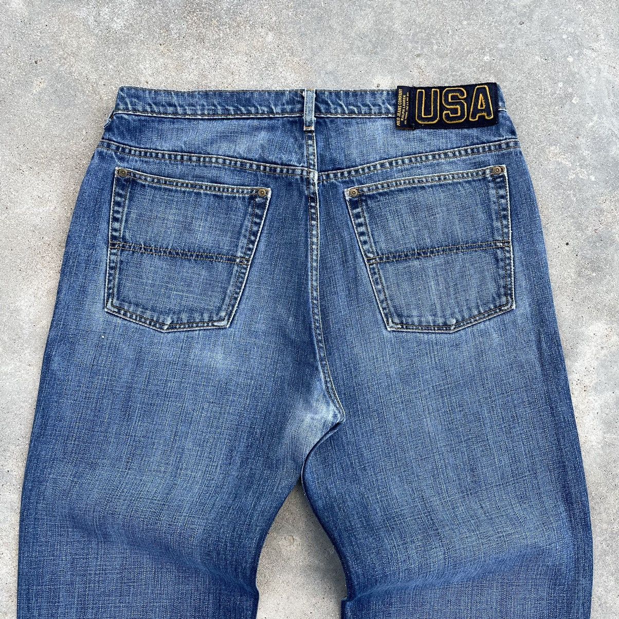 Japanese Brand × Vintage Crazy vintage Y2K baggy Polo Ralph Lauren punk skater jeans Size US 36 / EU 52 - 2 Thumbnail