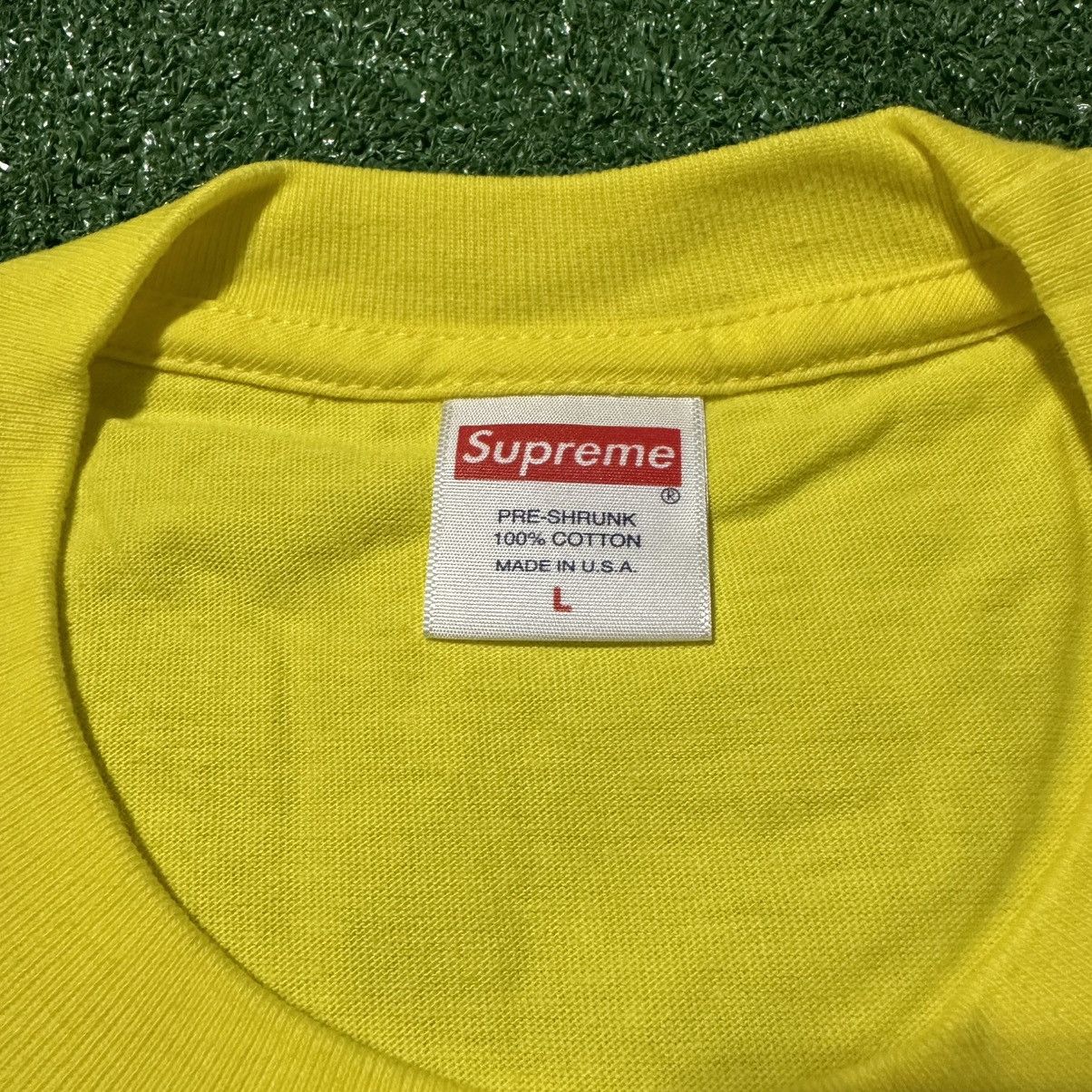 Supreme Supreme Bandana Box Logo Tee Yellow Size US L / EU 52-54 / 3 - 3 Thumbnail