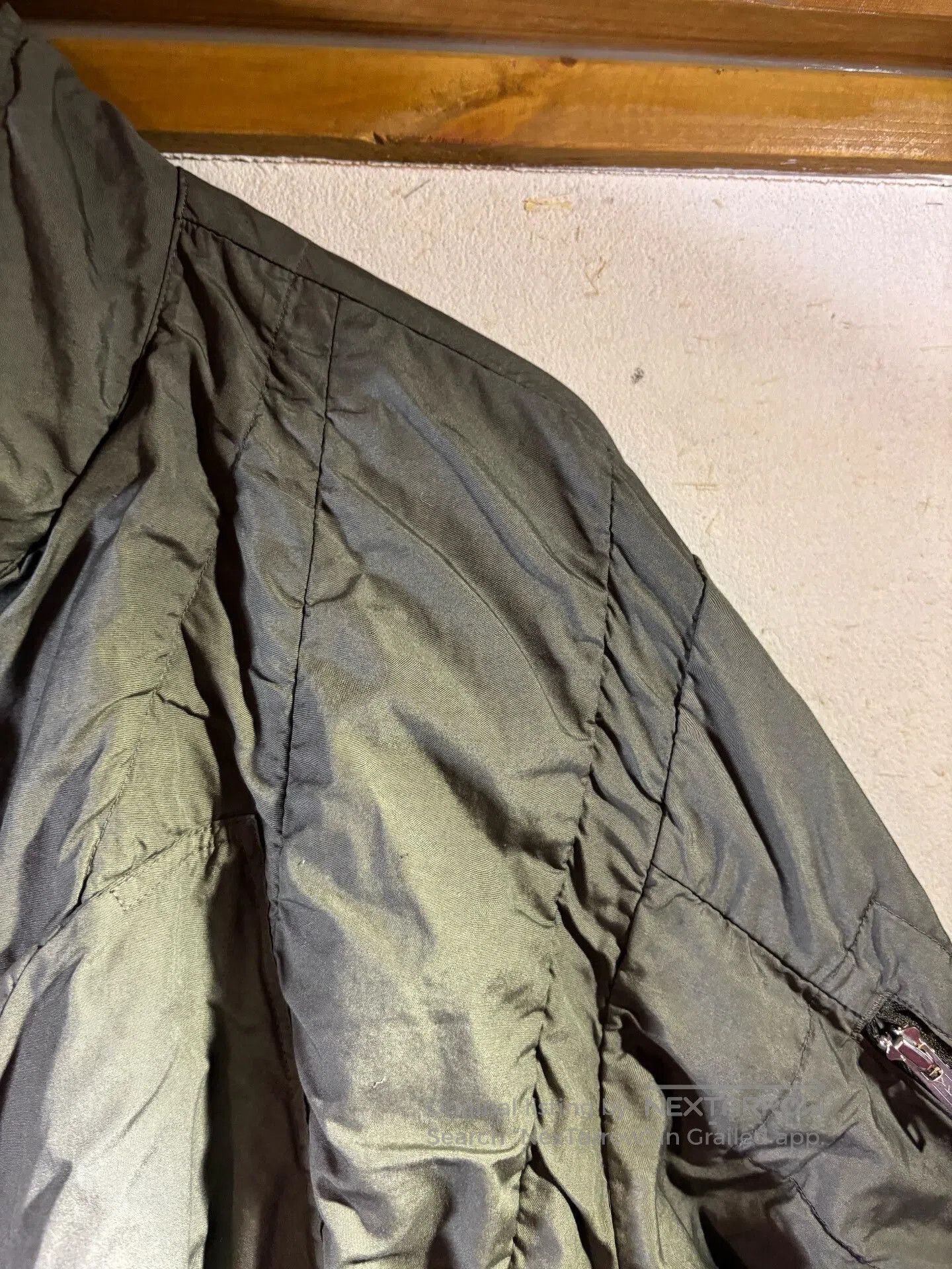 Natural Issue Issuethings Pleated Short Wide Flight Jacket. Size US M / EU 48-50 / 2 - 3 Thumbnail