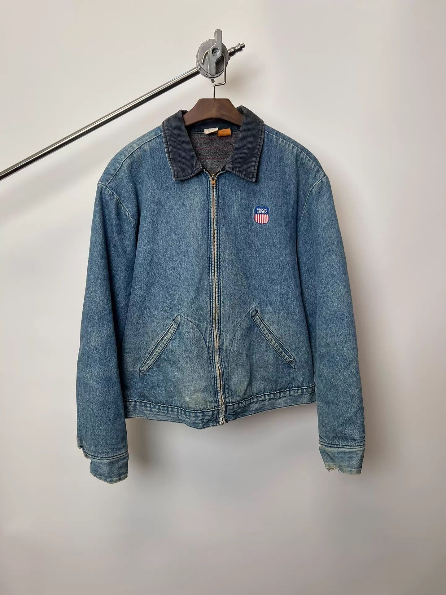 Other Vintage Washed Denim Jacket Size 44 Size US S / EU 44-46 / 1 - 1 Thumbnail