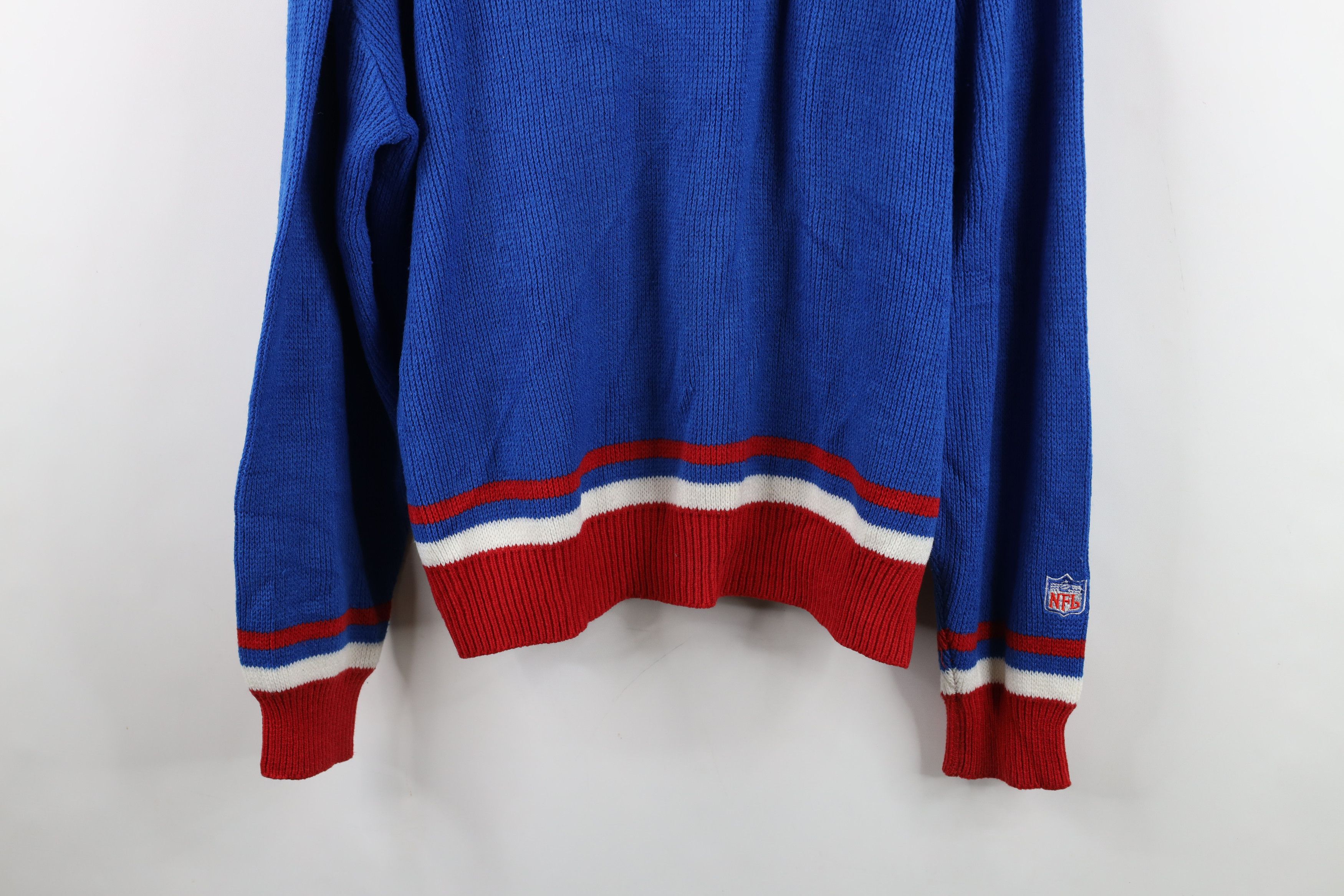 Starter Vintage 80s 90s Starter Giants Football Ribbed Knit Sweater Size US XL / EU 56 / 4 - 3 Thumbnail