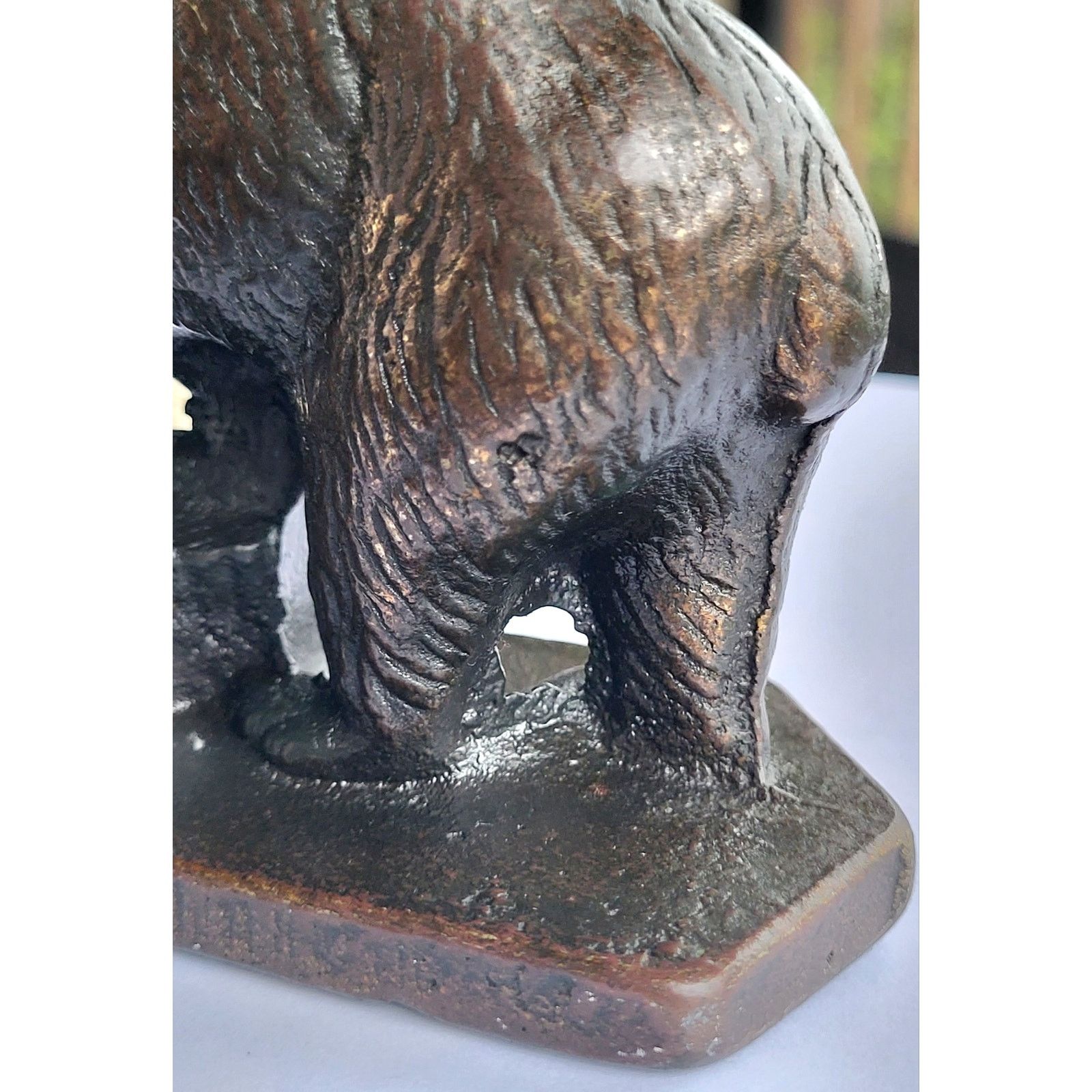Other ARTS & CRAFTS BRONZE GRIZZLY BEAR BOOKEND C1910 STATUE Size ONE SIZE - 8 Thumbnail