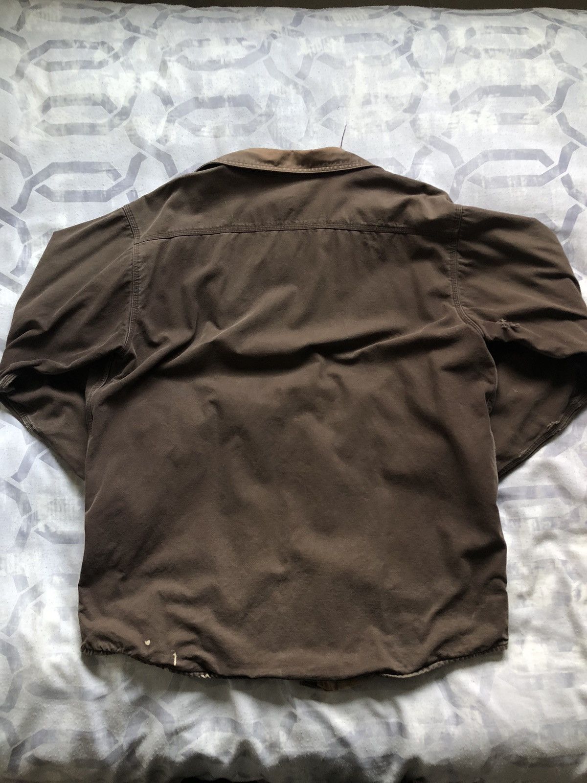 Carhartt × Vintage Vintage Carhartt S296 DKB Flannel-Lined Canvas Shirt-Jacket Size US XL / EU 56 / 4 - 9 Thumbnail