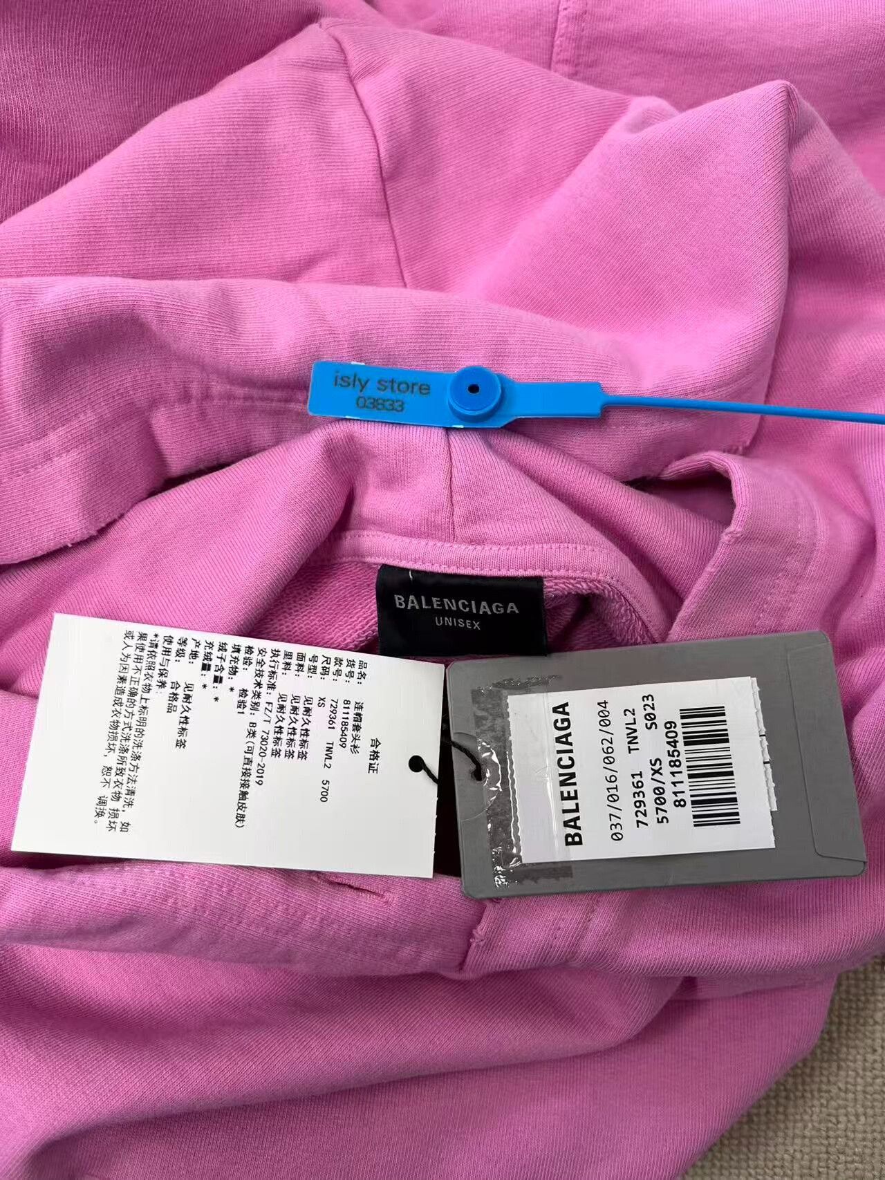 Balenciaga balenciaga pink hoodie for men Size US XS / EU 42 / 0 - 4 Thumbnail