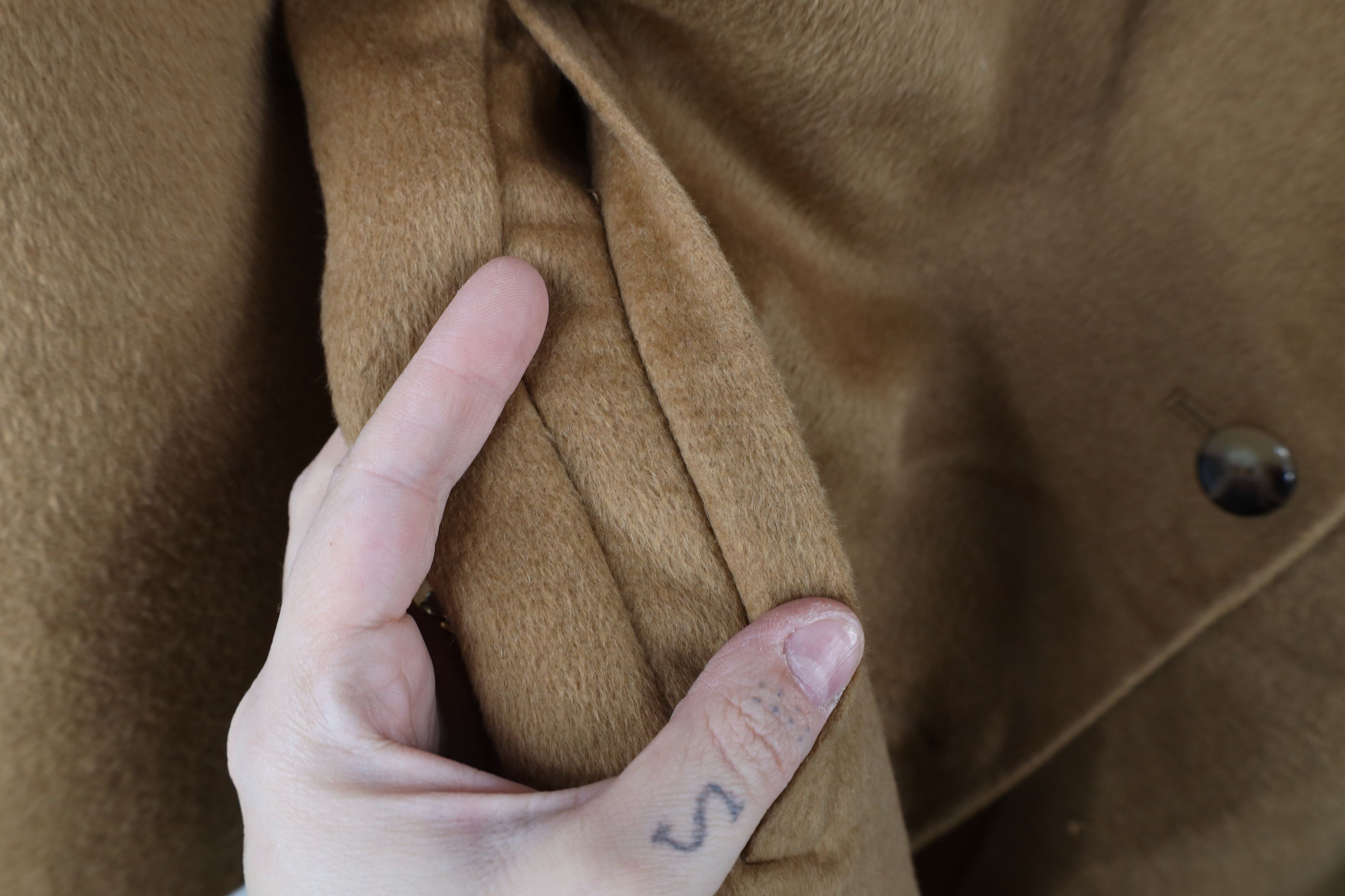 Vintage J Jill Distressed Wool Blend Button Overcoat Jacket Brown Size XXL / US 16-18 / IT 52-54 - 6 Thumbnail
