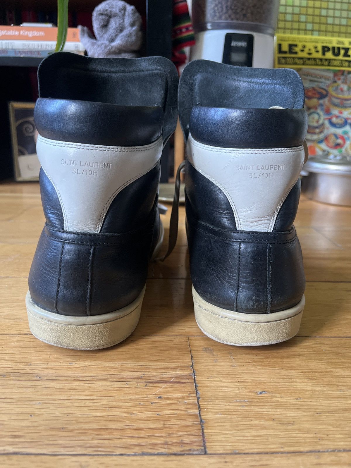 Saint Laurent Paris Saint Laurent basketball HighTop sneaker Size US 13 / EU 46 - 7 Thumbnail