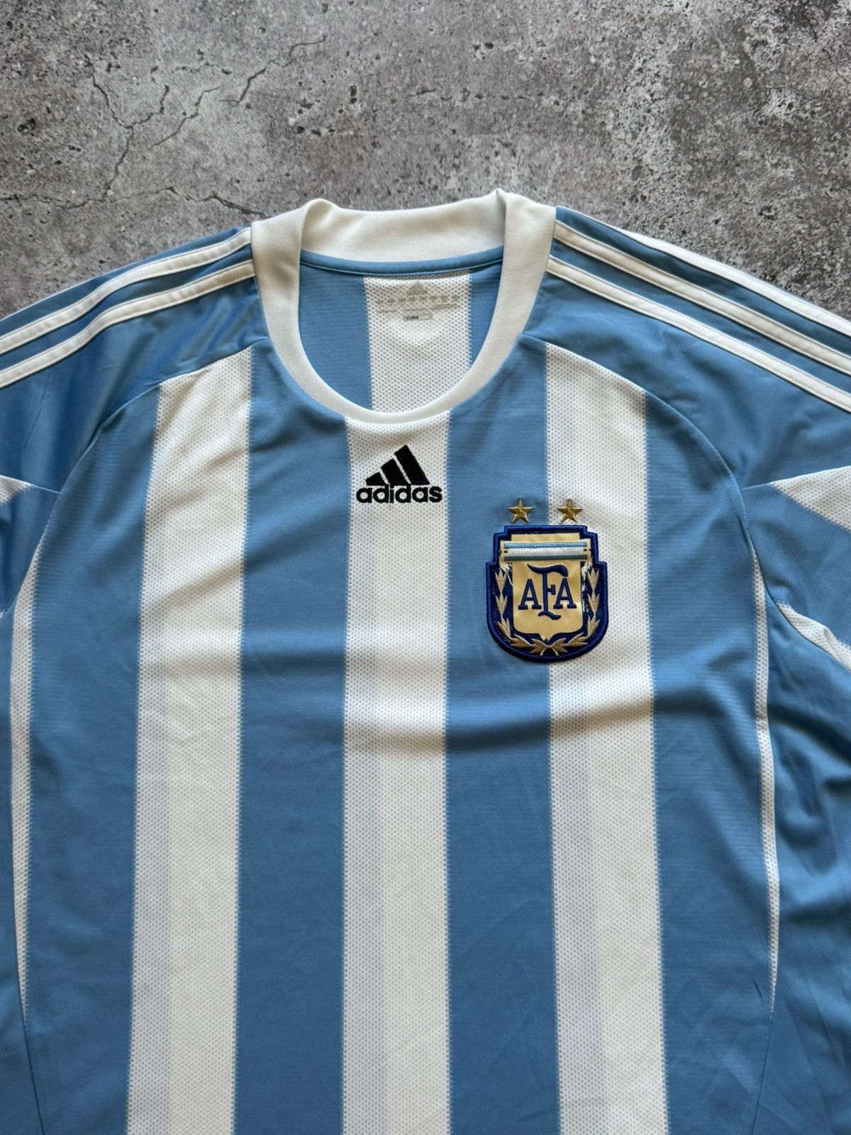 Adidas 🔥ADIDAS ARGENTINA 2010 2011 WORLD CUP FOOTBALL SOCCER JERSEY Size US XL / EU 56 / 4 - 4 Thumbnail