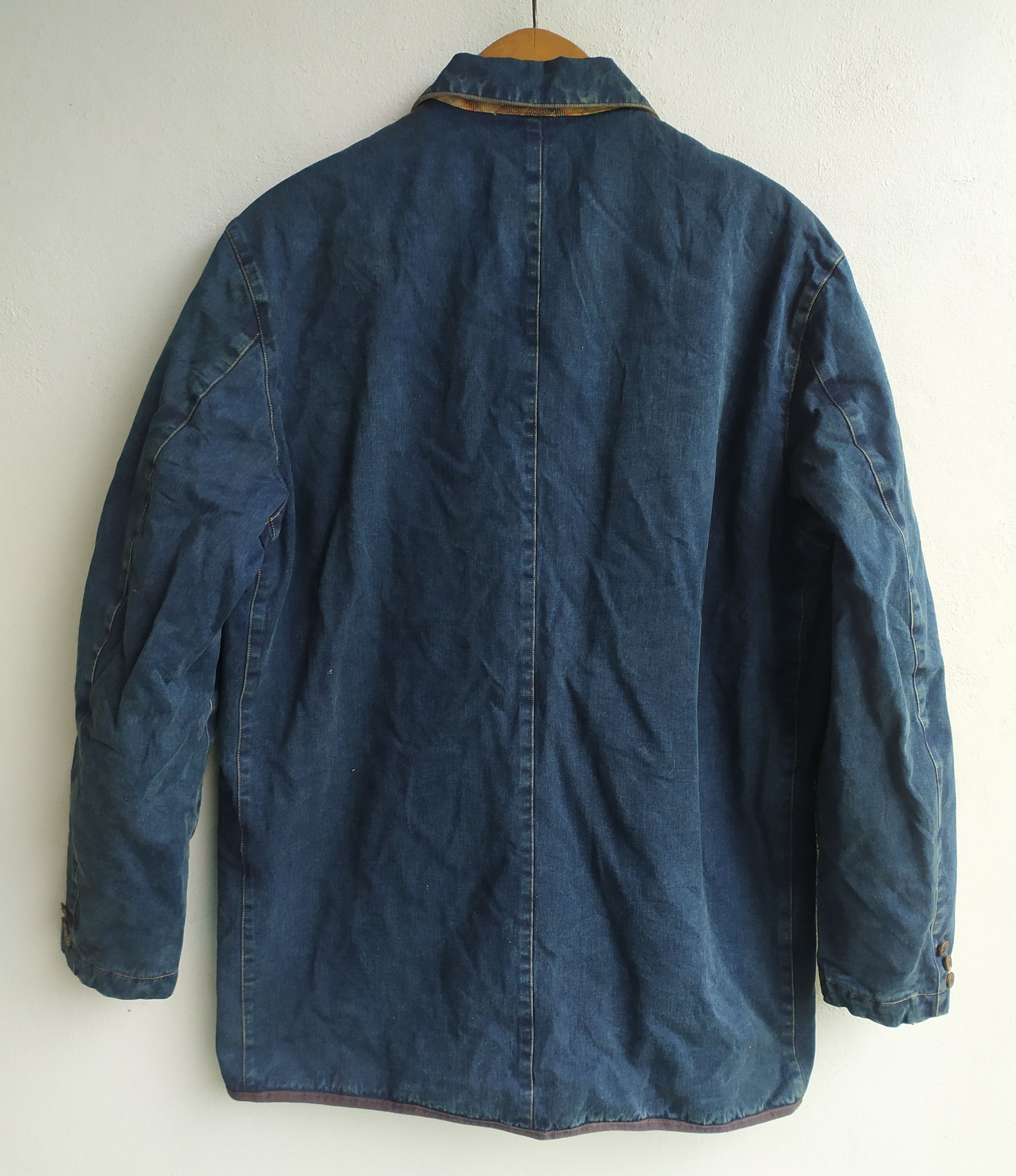 Japanese Brand × Vintage Vintage Papas Maniére De Heming indigo Japan jacket Size US M / EU 48-50 / 2 - 3 Thumbnail