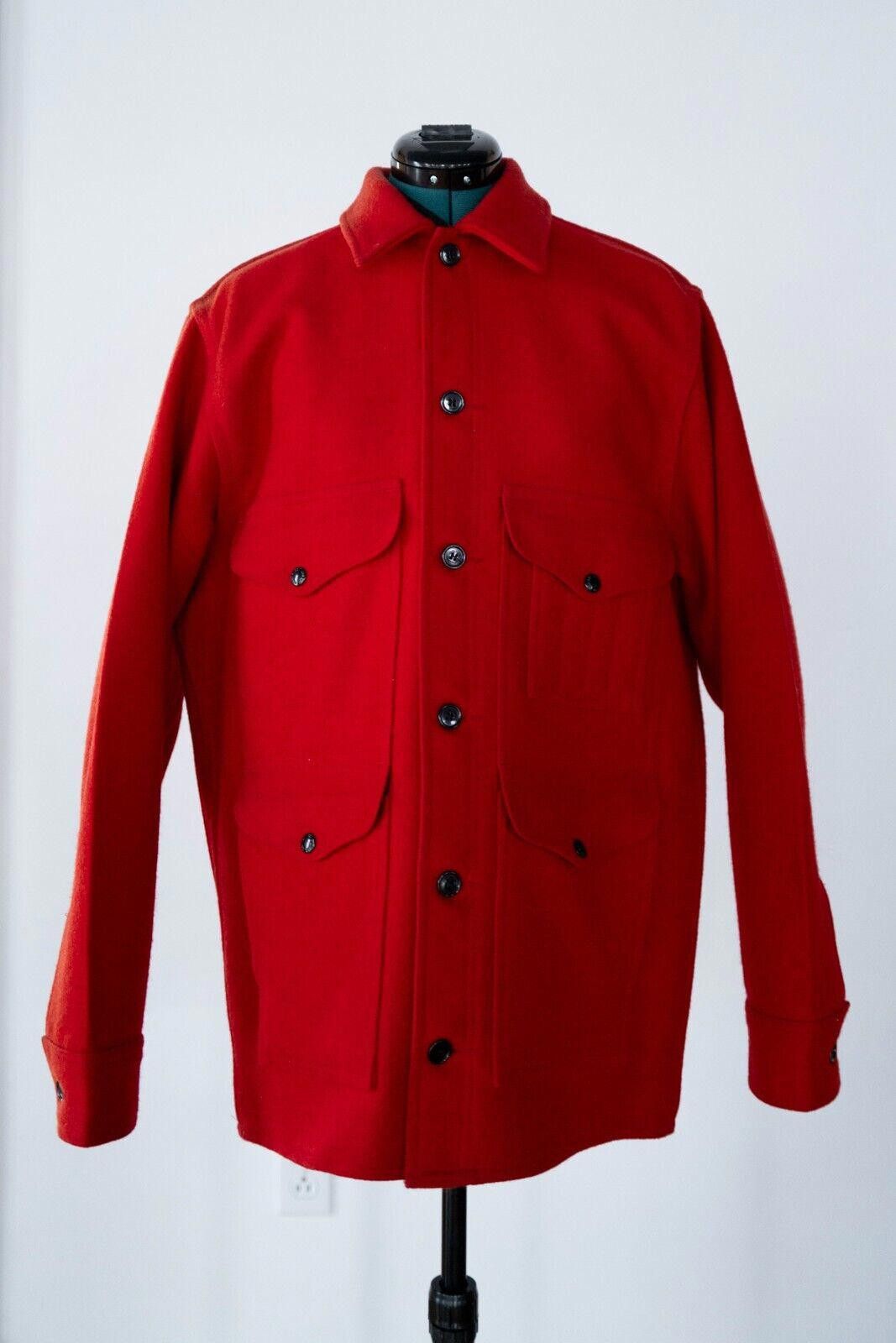 Filson Vintage '95 Filson Fire-Engine Red Mackinaw Cruiser Sz. M Size US M / EU 48-50 / 2 - 1 Thumbnail