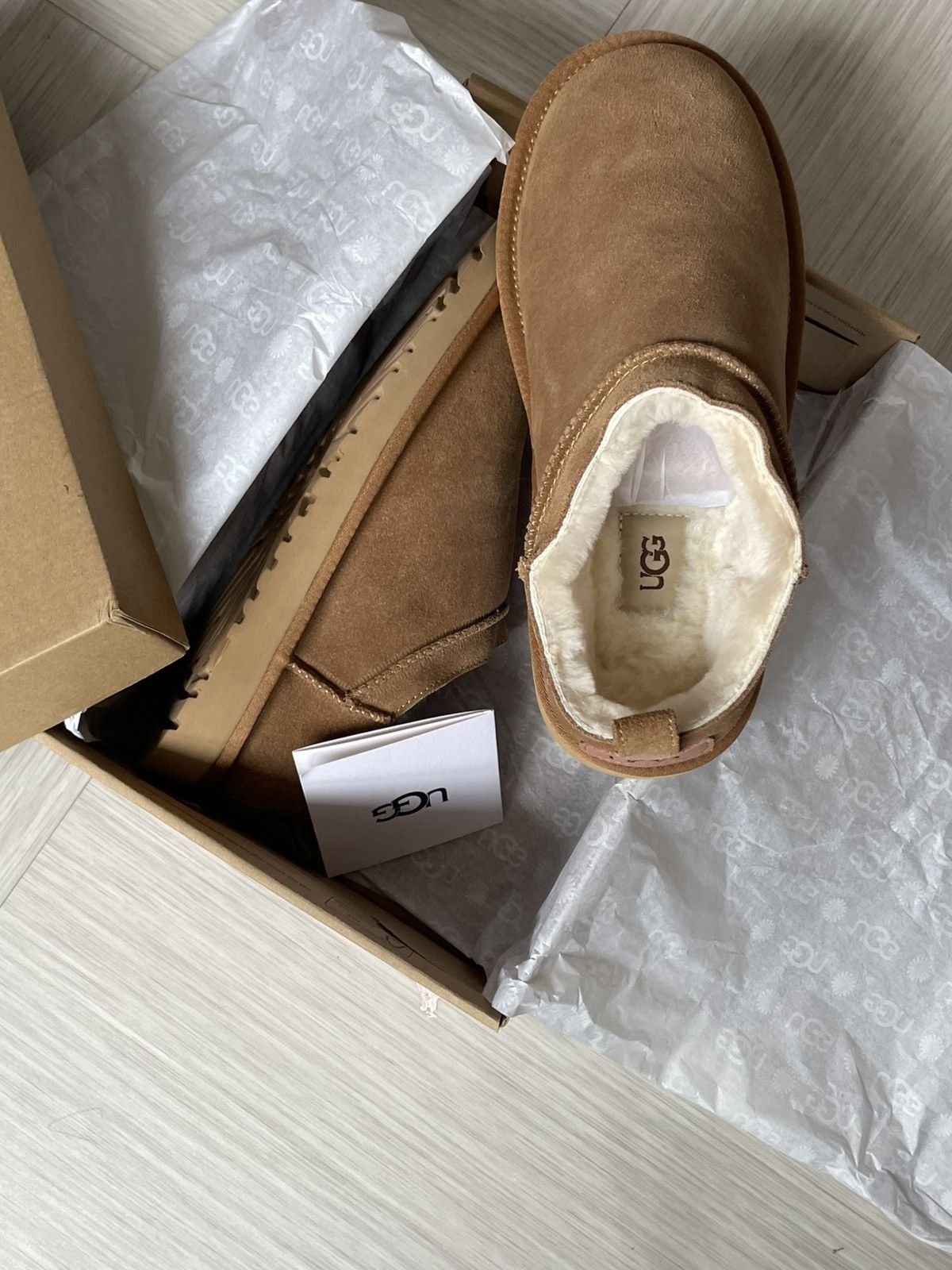 Ugg UGG Classic Ultra Mini Chestnut – New with Box – Size 39 Size US 8 / IT 38 - 3 Thumbnail