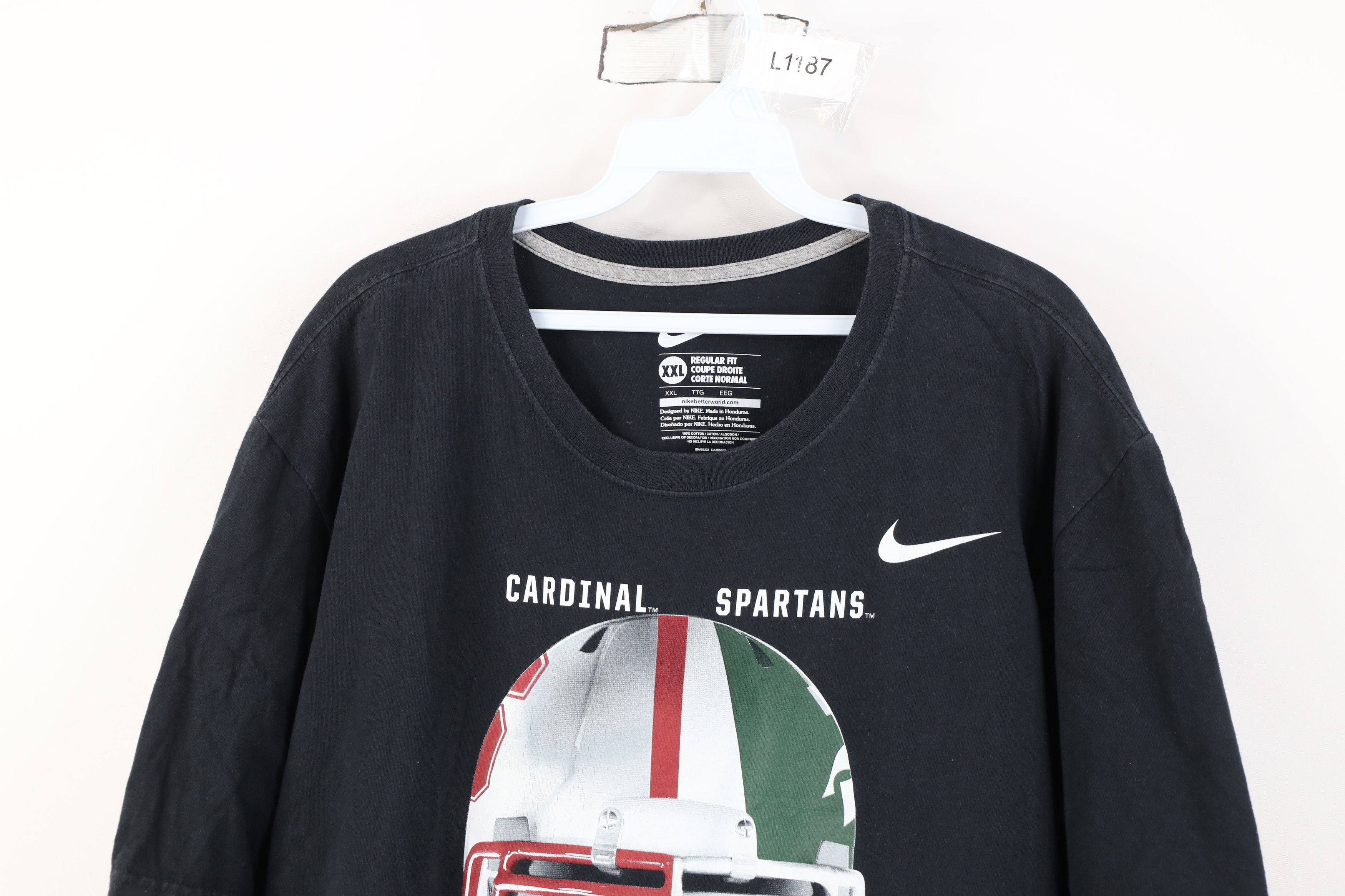 Nike Y2K Nike Bowl Michigan State University Football T-Shirt Size US XXL / EU 58 / 5 - 2 Thumbnail