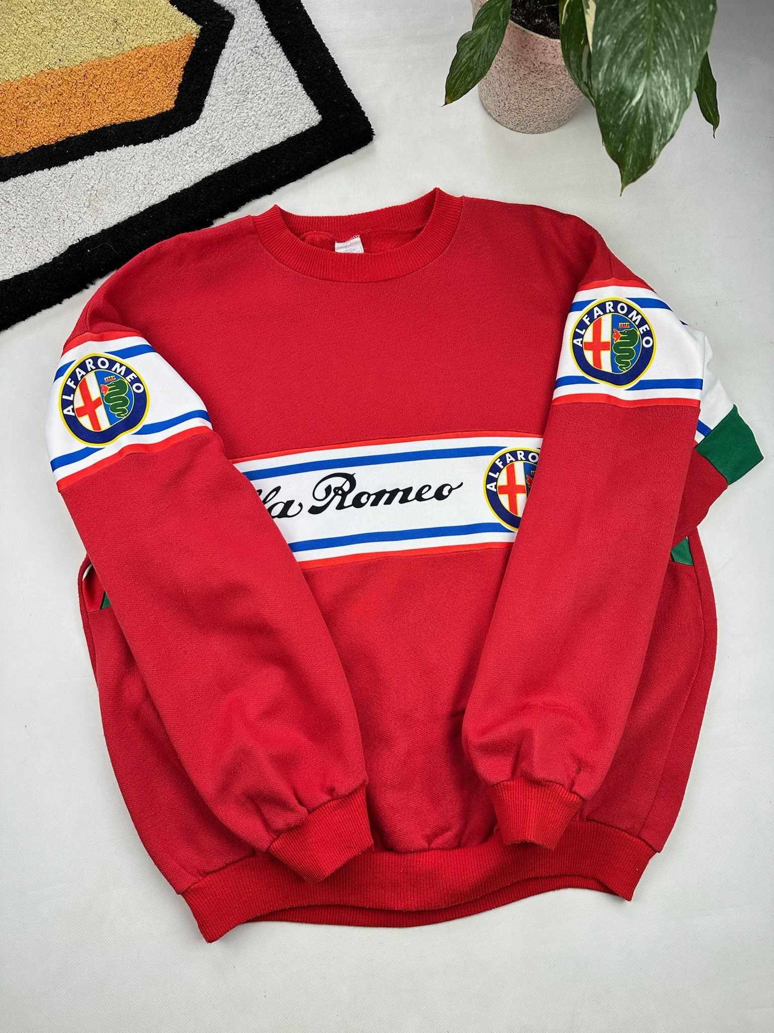 Vintage ALFA ROMEO Italian Luxury Brand Sweatshirts
