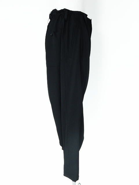 Yohji Yamamoto Yohji Yamamoto Pour Homme - W/Gabardine Drape Pants Size US 30 / EU 46 - 5 Thumbnail