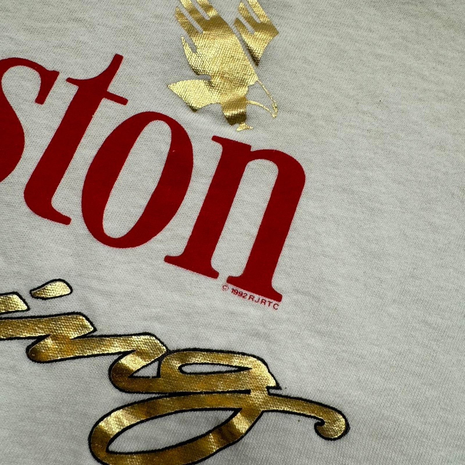 Other Vintage 1992 Winston Racing Tee with a cool back hit Size US XL / EU 56 / 4 - 3 Thumbnail