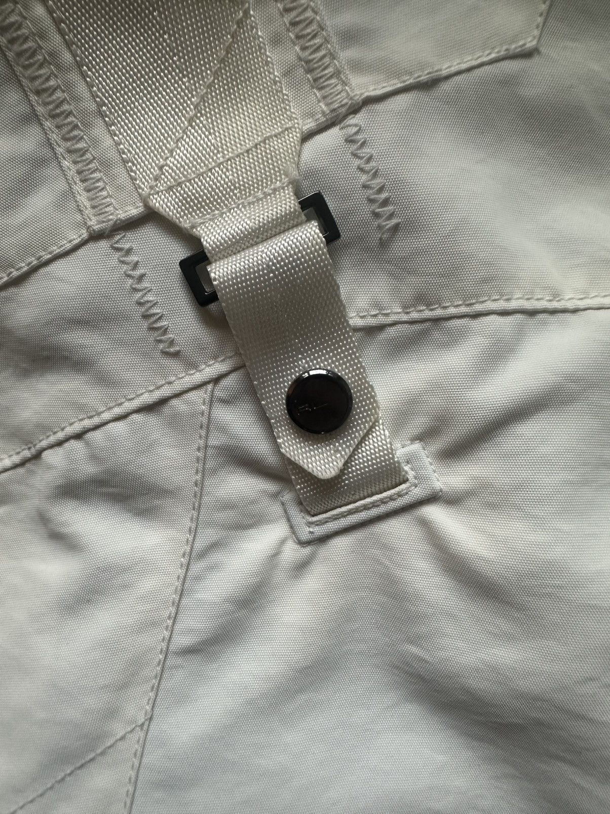 Ralph Lauren Black Label Ralph Lauren Black Label White Gimp Cargo Vest Size US XL / EU 56 / 4 - 4 Thumbnail