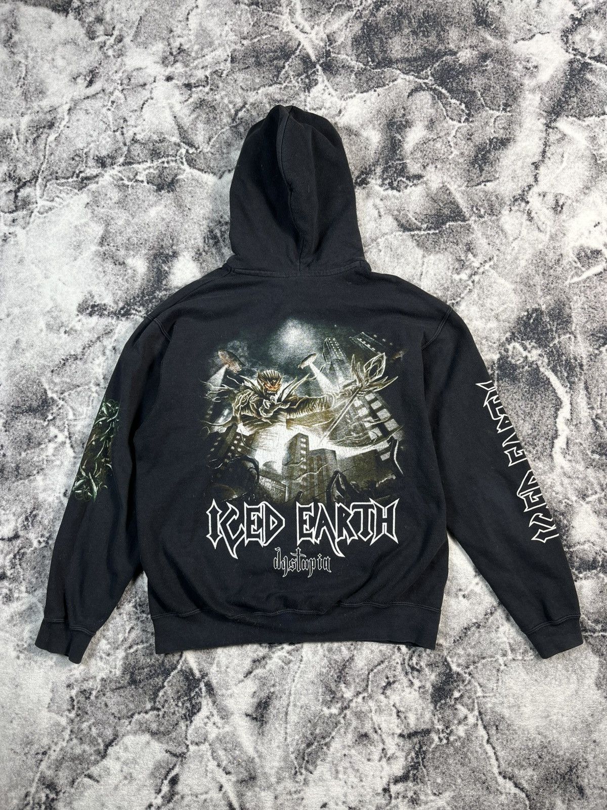 Band Tees Iced Earth Vintage Zip Hoodie Rare Size US L / EU 52-54 / 3 - 1 Thumbnail