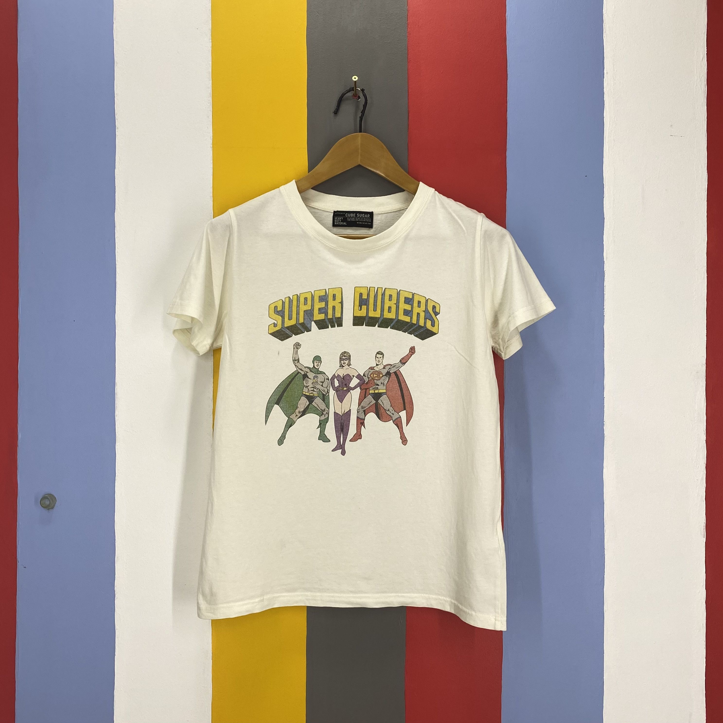 Japanese Brand SUPER CUBERS by CUBE SUGAR T Shirt #1864/08 Size US S / EU 44-46 / 1 - 1 Thumbnail
