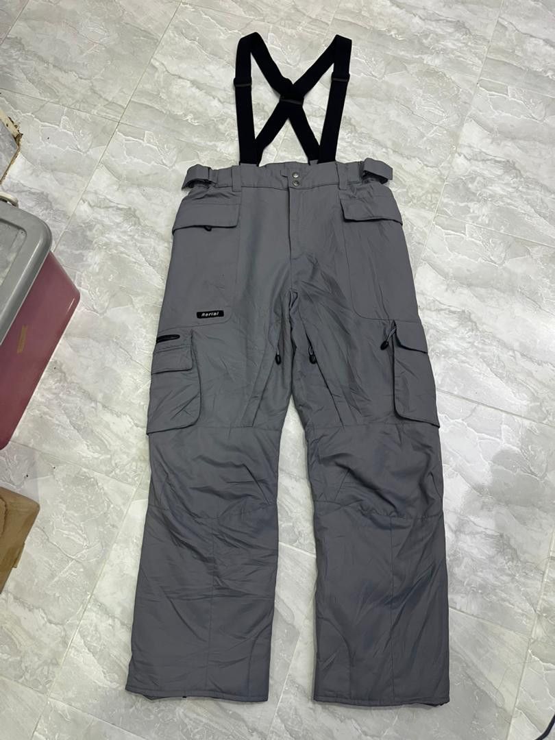 Japanese Brand Angelo Aerial Japanese Utility Snow Pants Grey Size US 34 / EU 50 - 1 Thumbnail