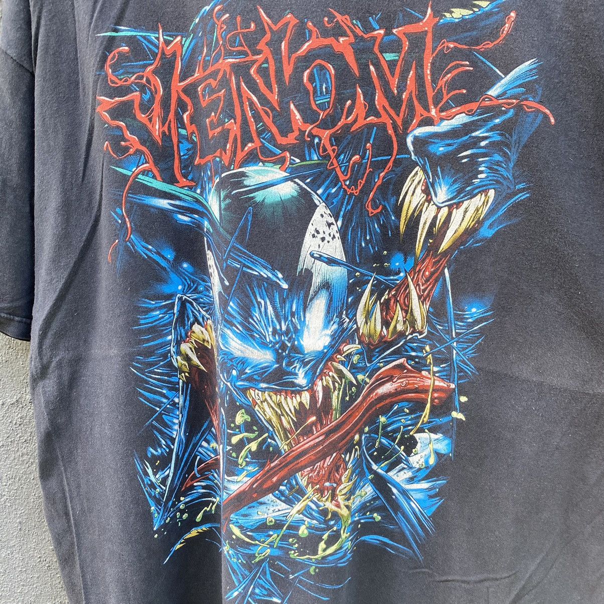 Marvel Comics Thrashed Faded Vintage Y2K Venom Marvel Comics ERD GRUNGE T Size US XXL / EU 58 / 5 - 3 Thumbnail