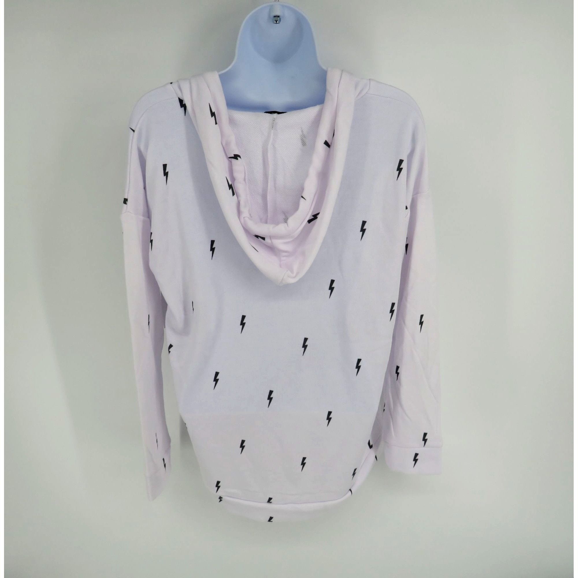 Other Theo & Spence Lightning Bolt Print White Hoodie Sweatshirt S Size S / US 4 / IT 40 - 5 Thumbnail