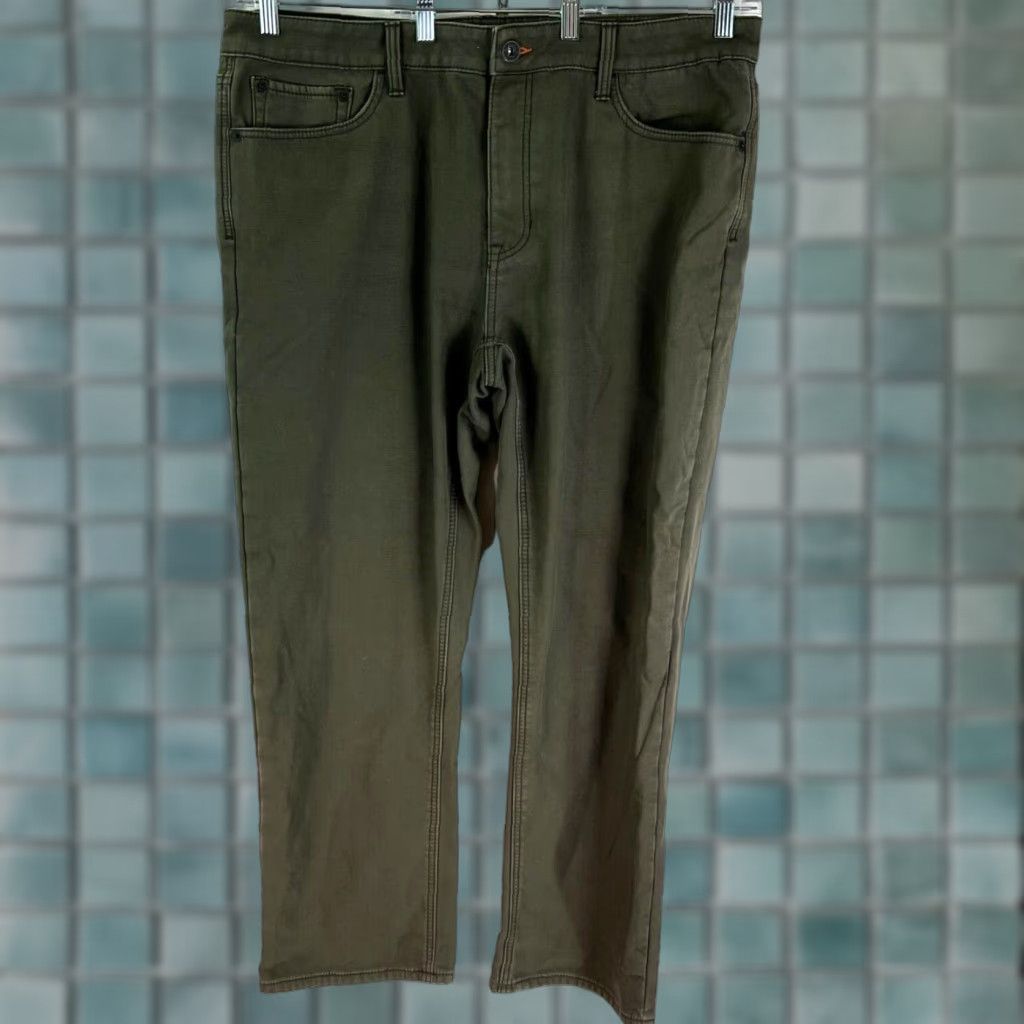 Weatherproof Weatherproof Denim Pant 38 X30 Green Lined Regular Mens Size US 38 / EU 54 - 1 Thumbnail