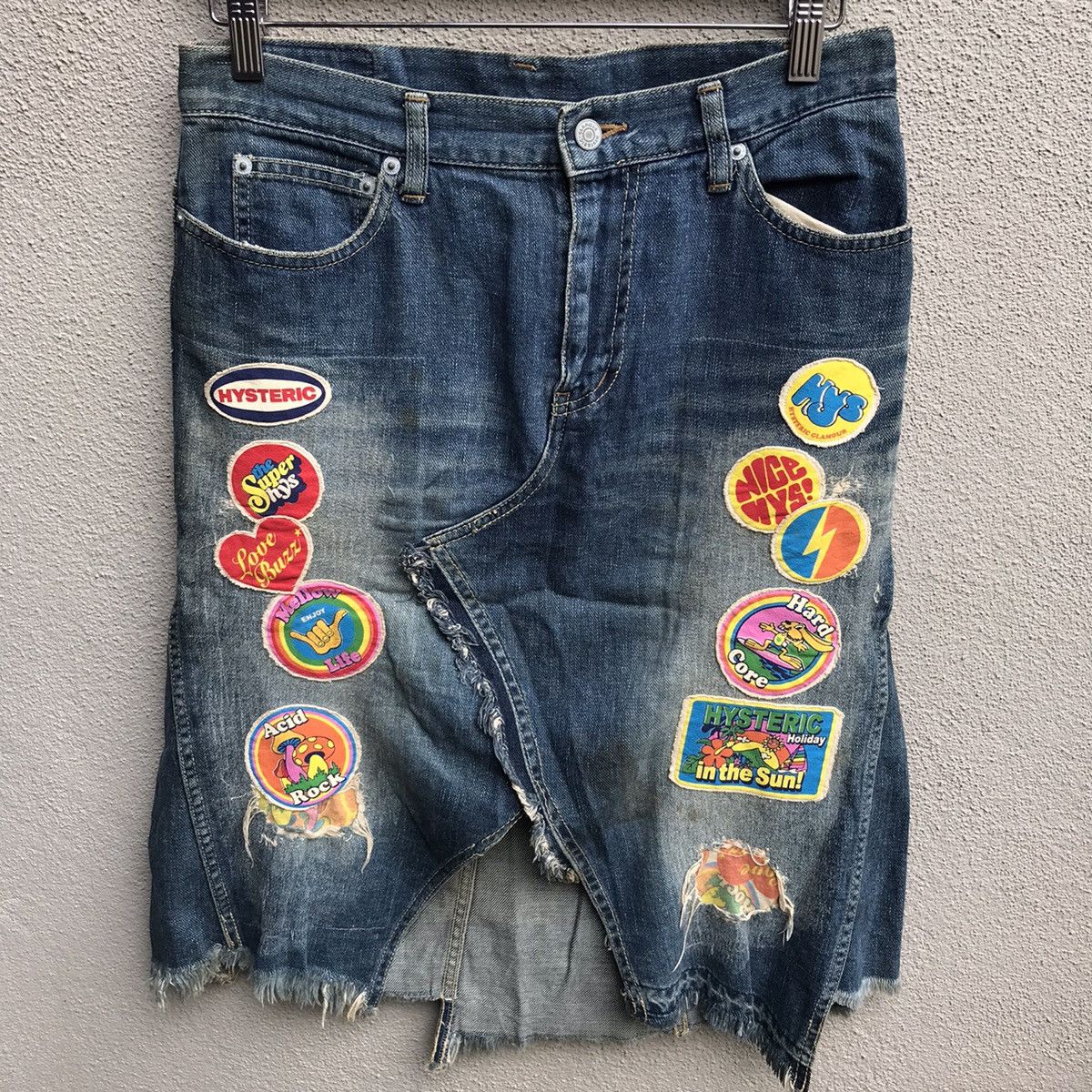 Hysteric Glamour HYSTERIC GLAMOUR skirt jeans multi patch Size 30" / US 8 / IT 44 - 2 Thumbnail
