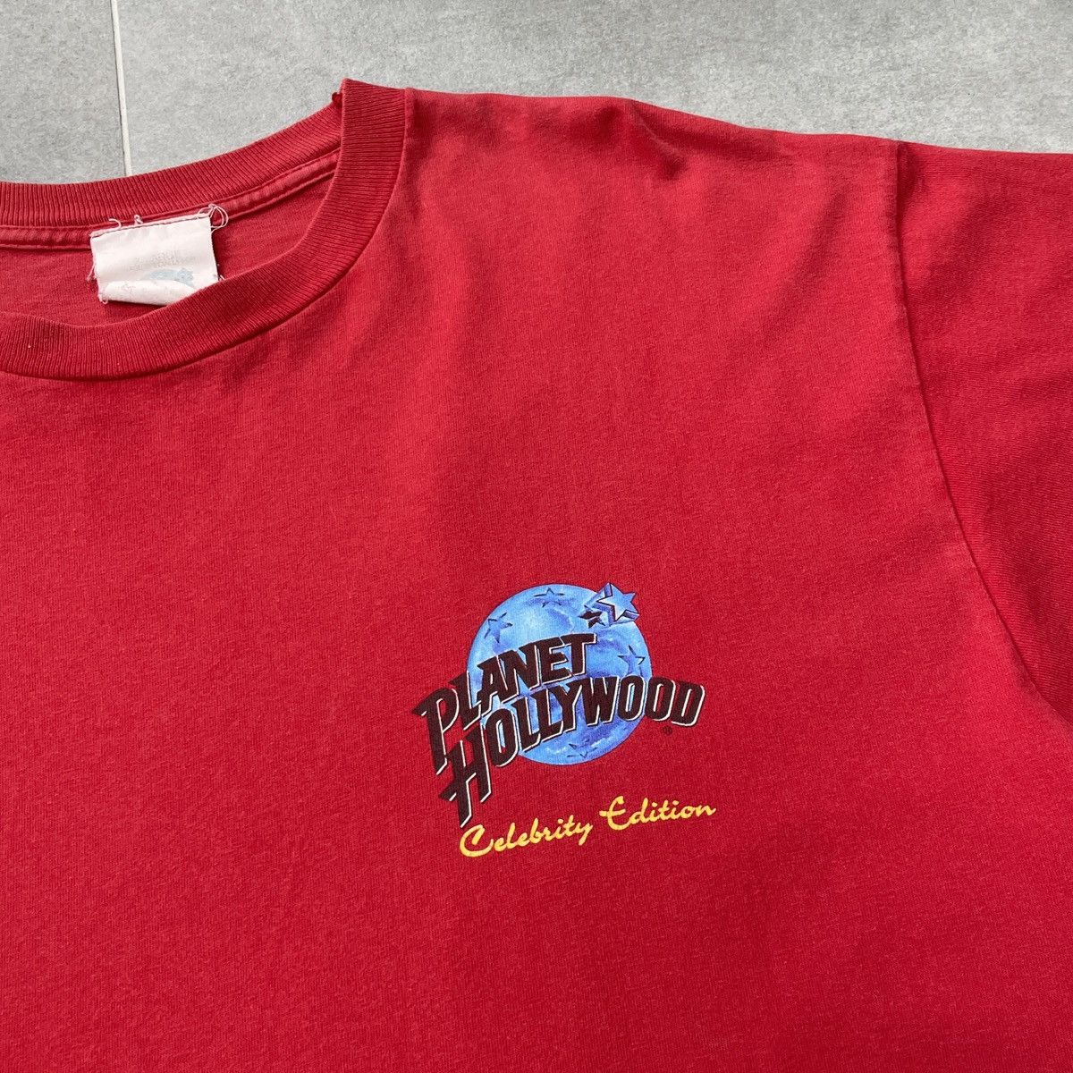 Planet Hollywood × Vintage Planet Hollywood 1991 Hercules O'clock Stallone T-Shirt Size US XL / EU 56 / 4 - 6 Thumbnail